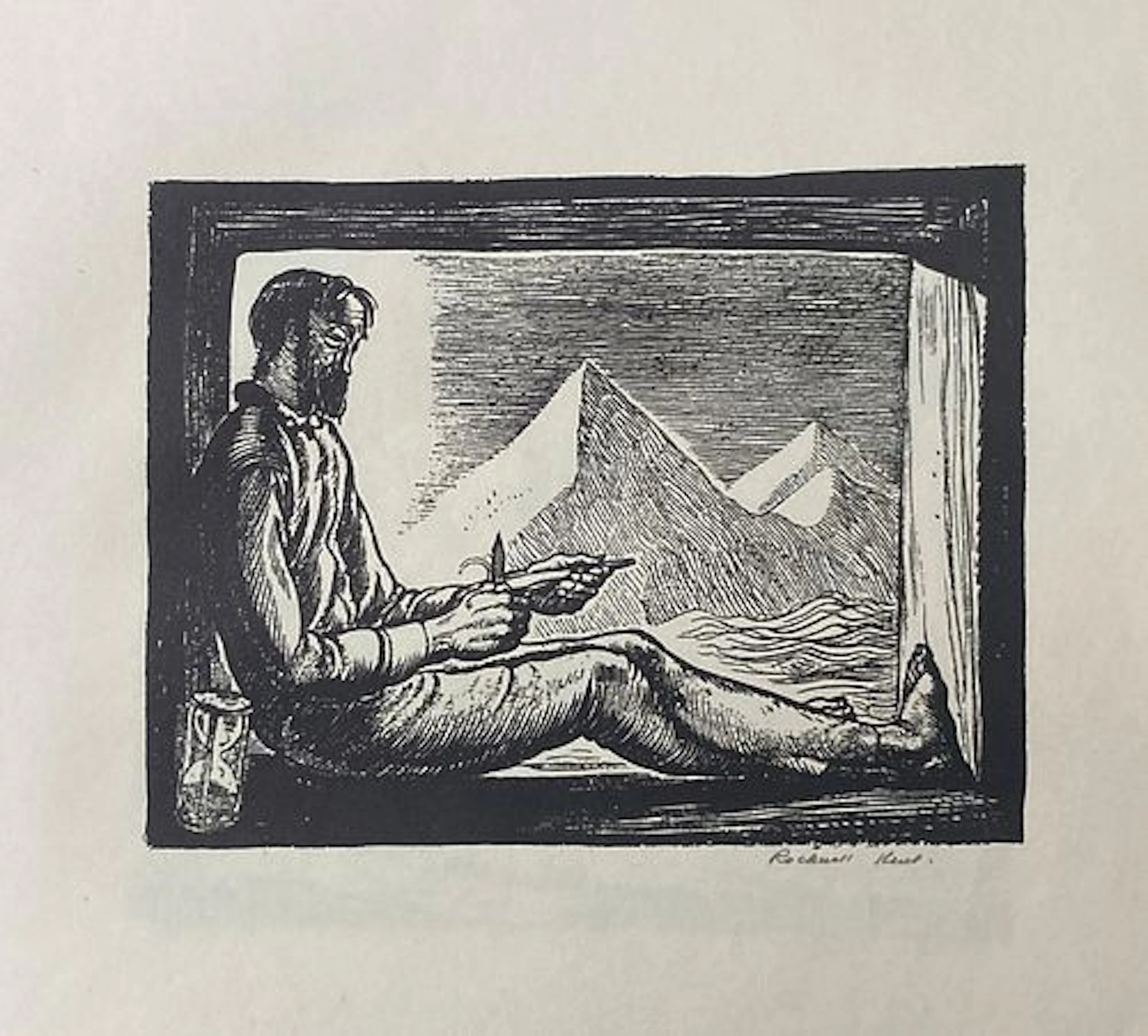 Rockwell Kent - Whittling