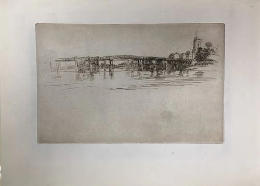James McNeill Whistler (After) - The Little Putney, No. 1 (Little