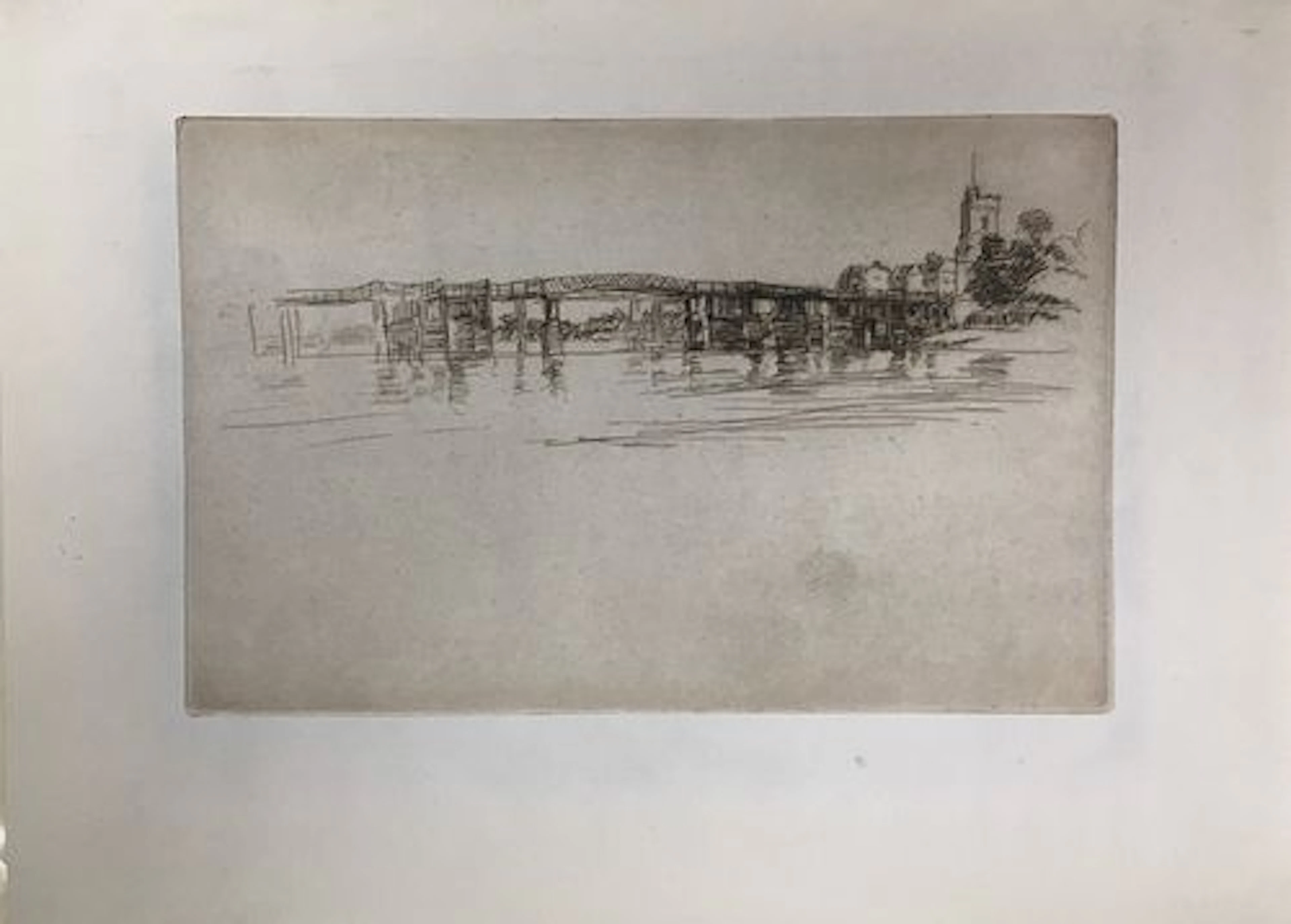 James McNeill Whistler (After) - The Little Putney, No. 1 (Little