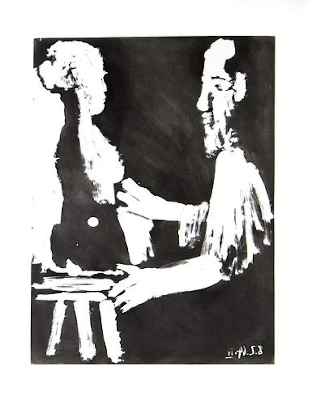 Pablo Picasso - Untitled, from "Sable Mouvant"