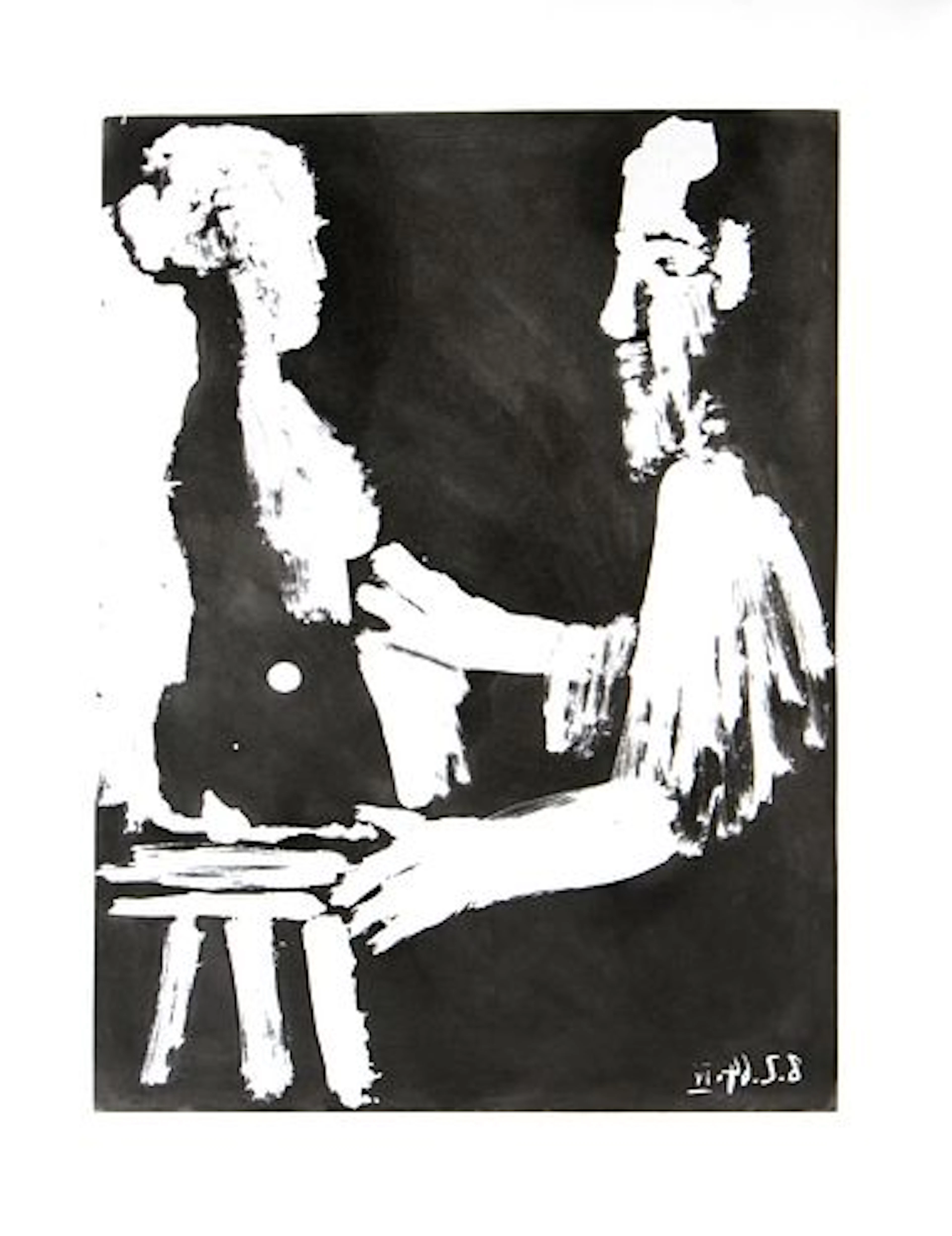 Pablo Picasso - Untitled, from "Sable Mouvant"