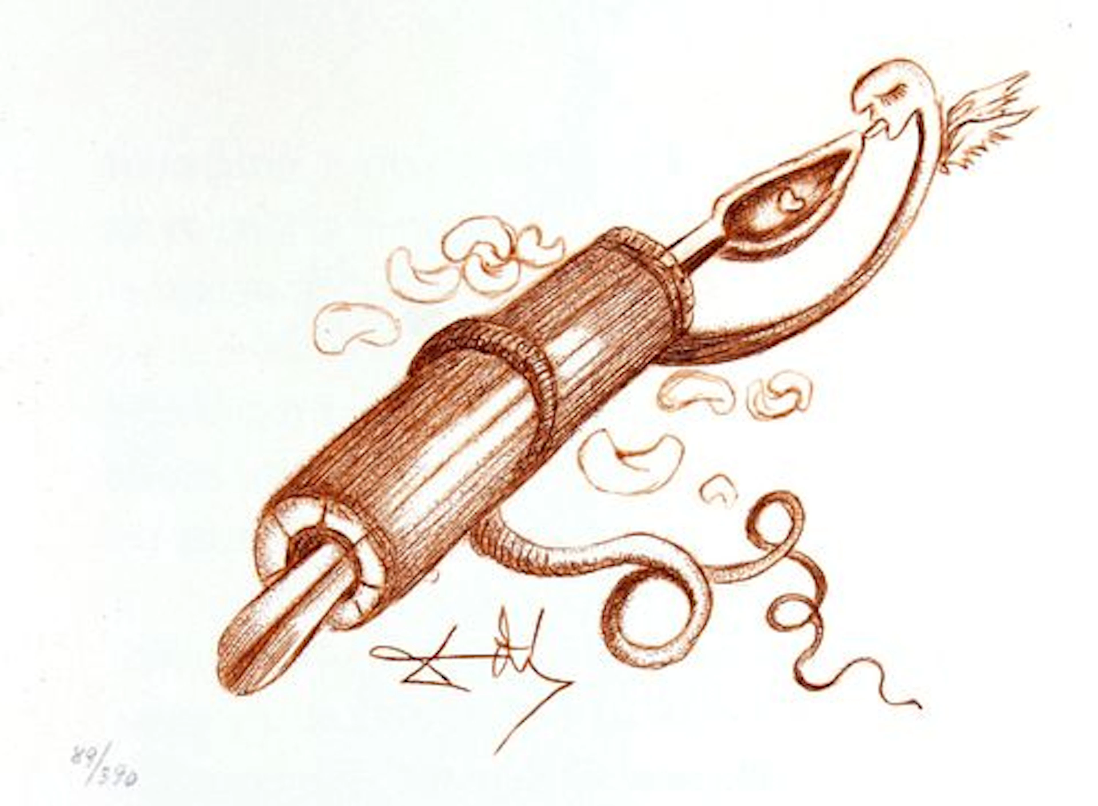 Salvador Dali - Casanova Illustration III