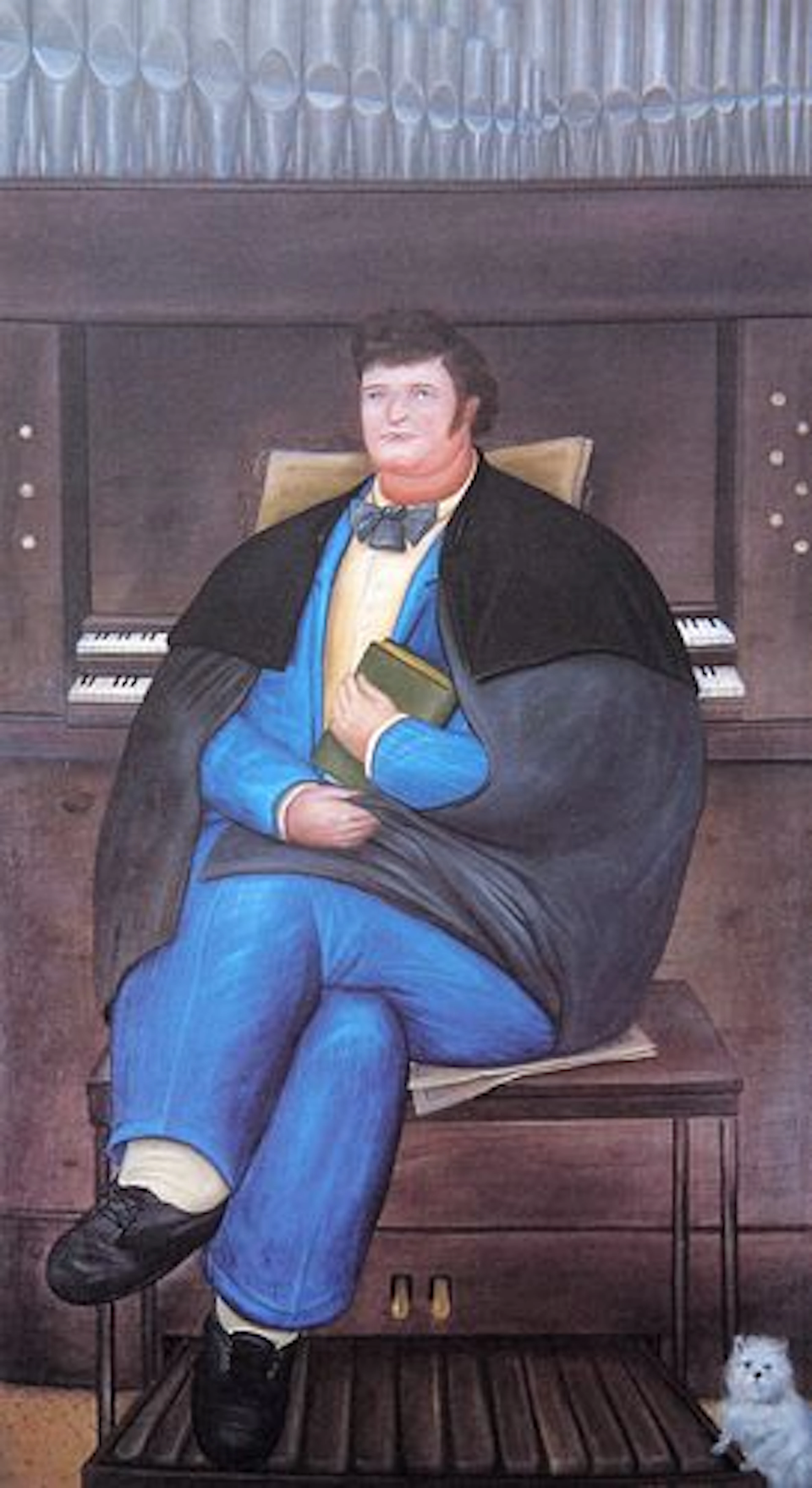 Fernando Botero (after) - Portrait of Claude Bernard