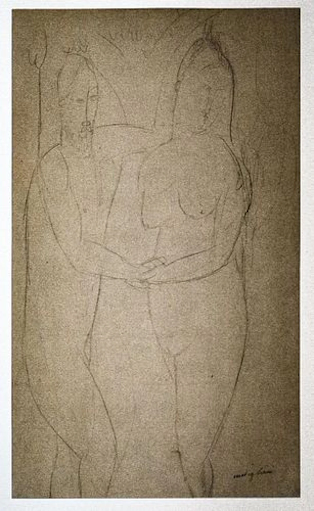 Amedeo Modigliani - Untitled portrait of a Man (After)