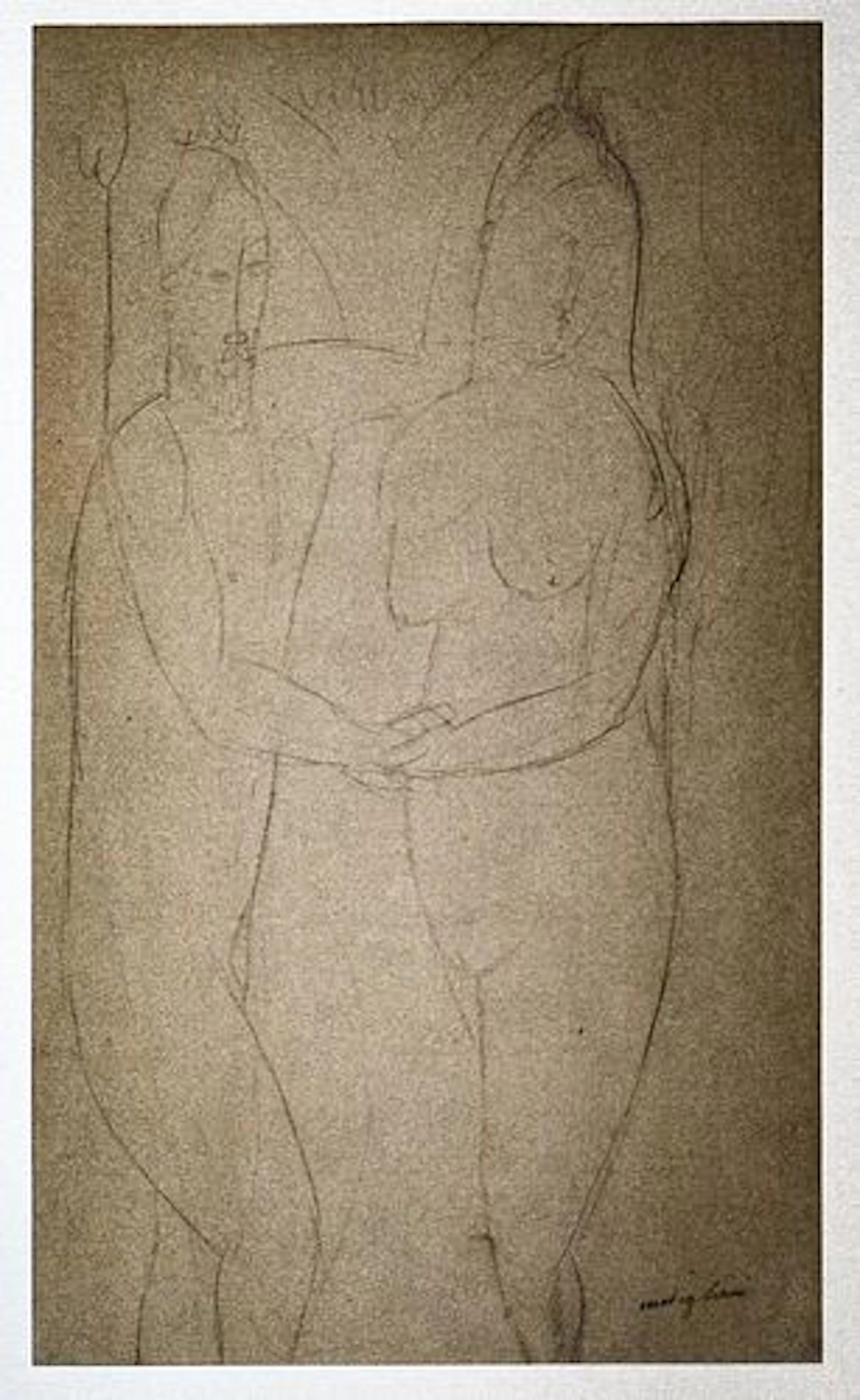 Amedeo Modigliani - Untitled portrait of a Man (After)