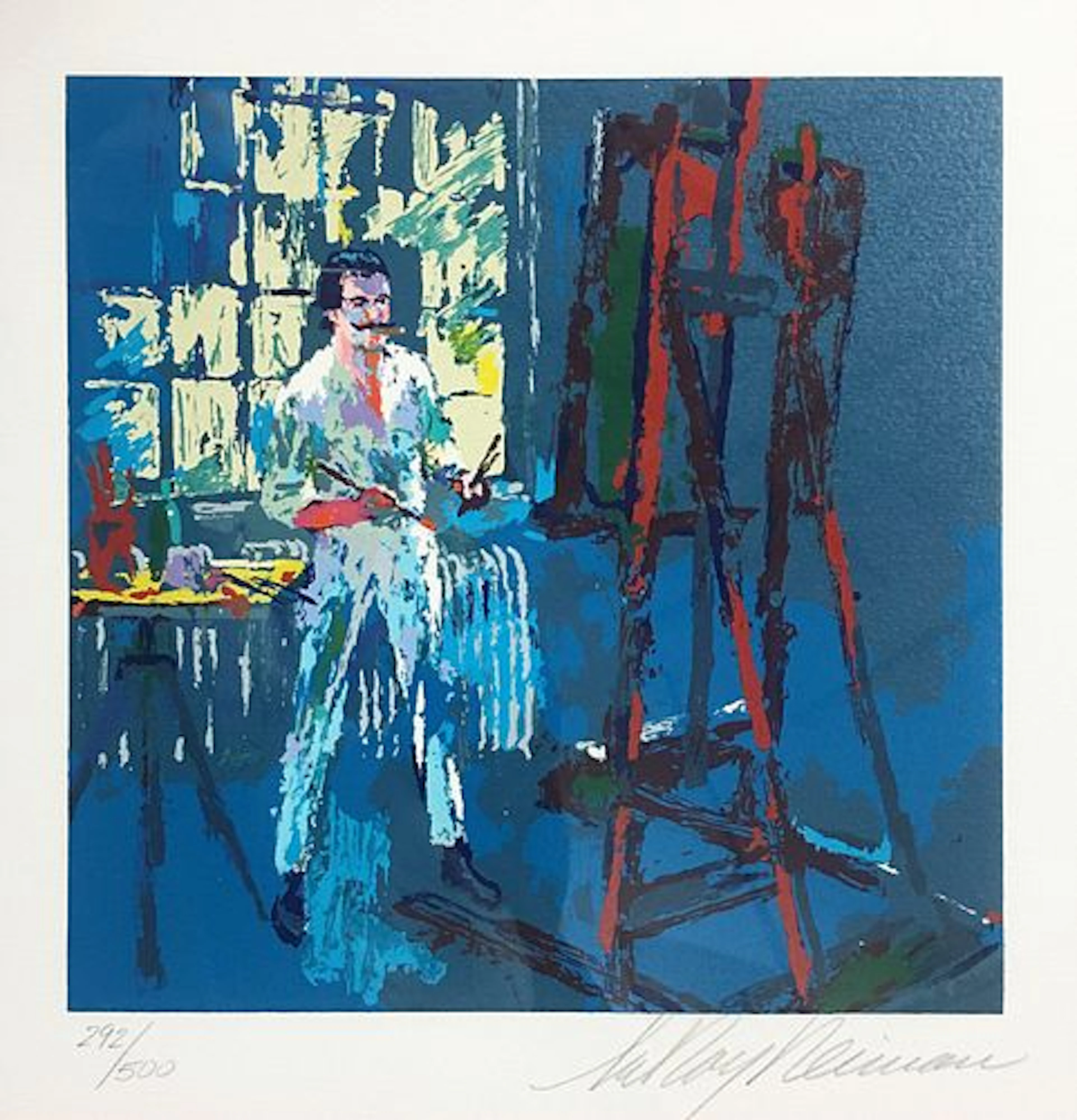 LeRoy Neiman - Self Portrait