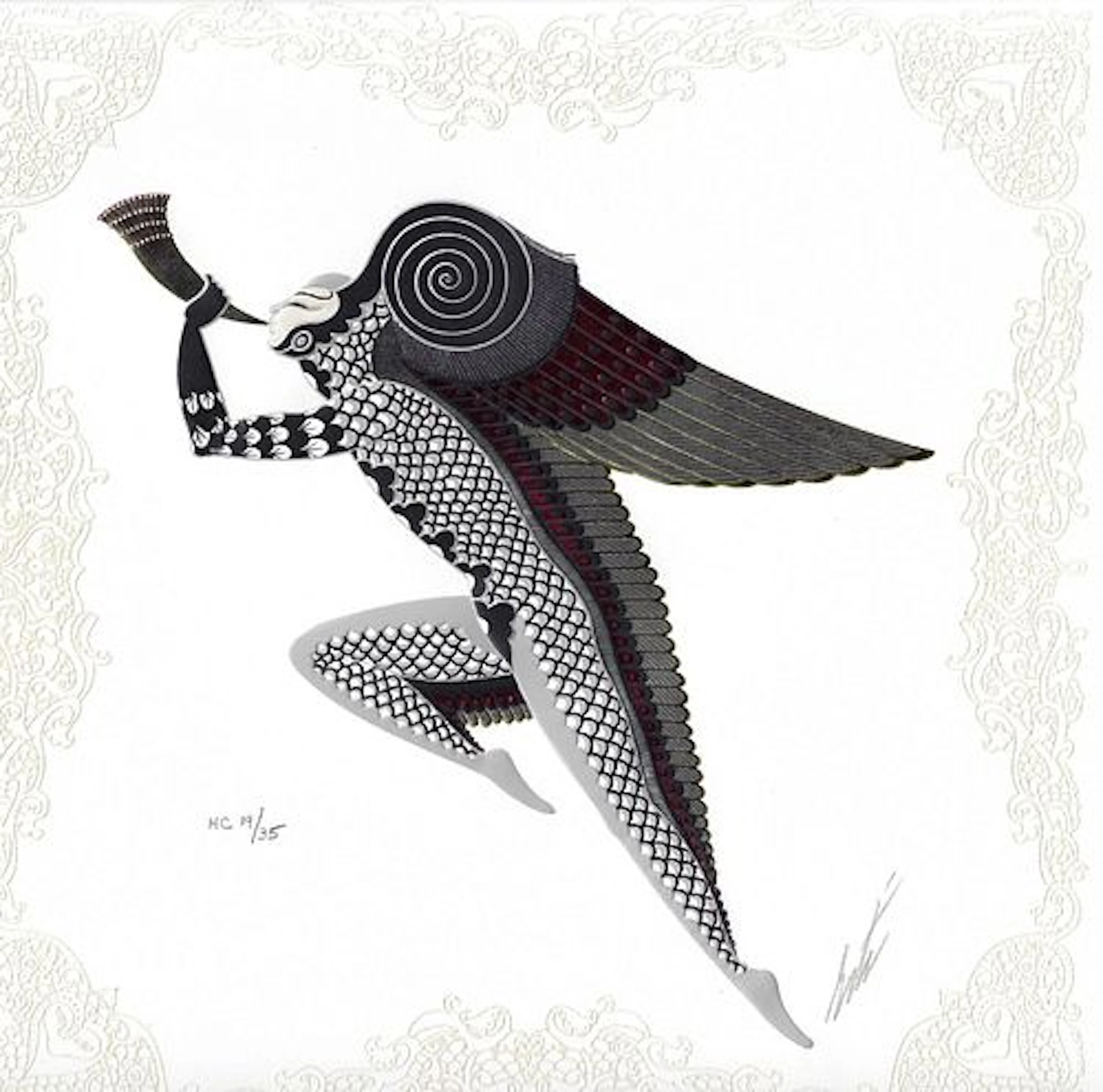 Erte - Zephyr II (Red)