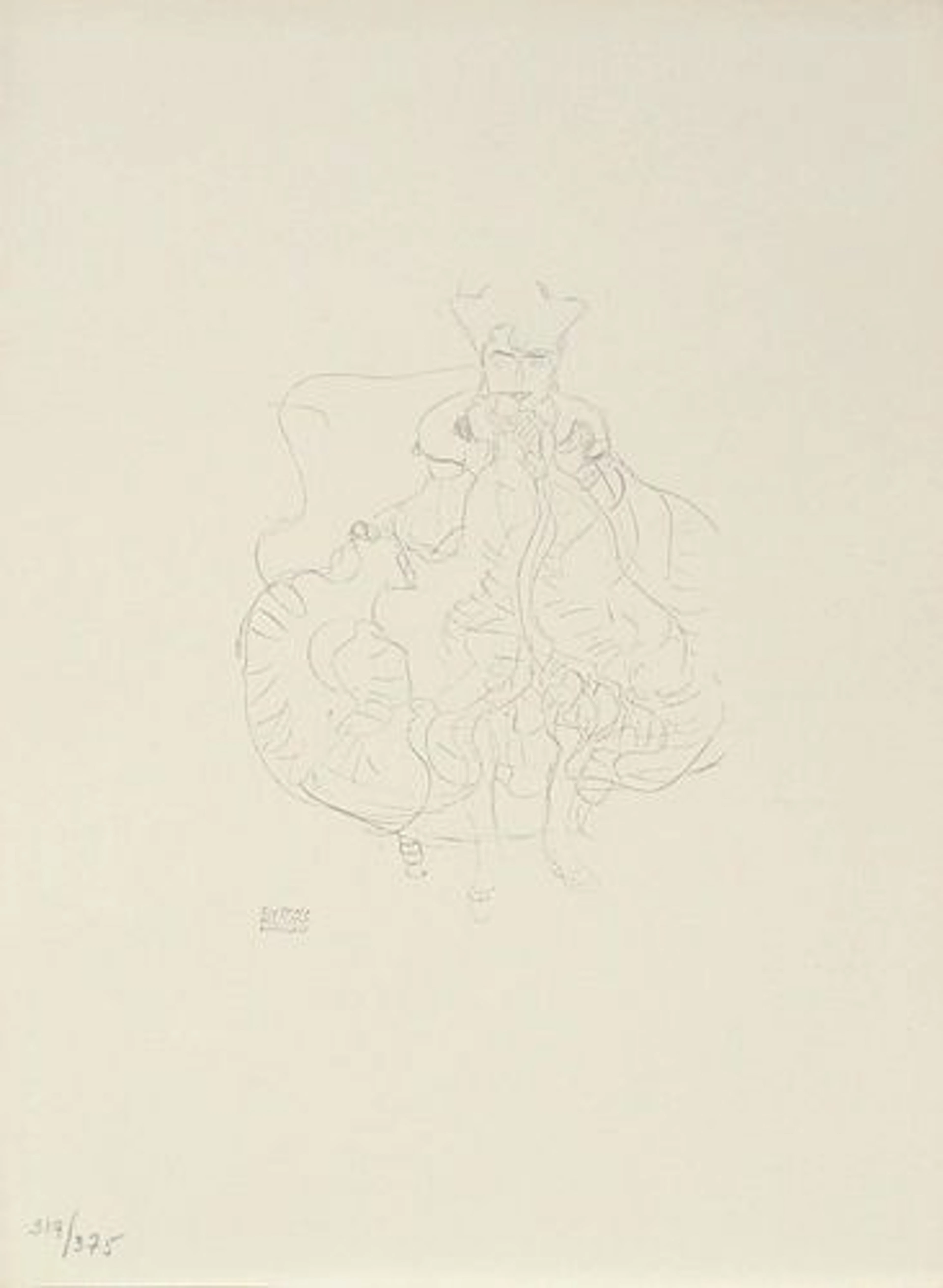 Gustav Klimt (After) - Untitled XI