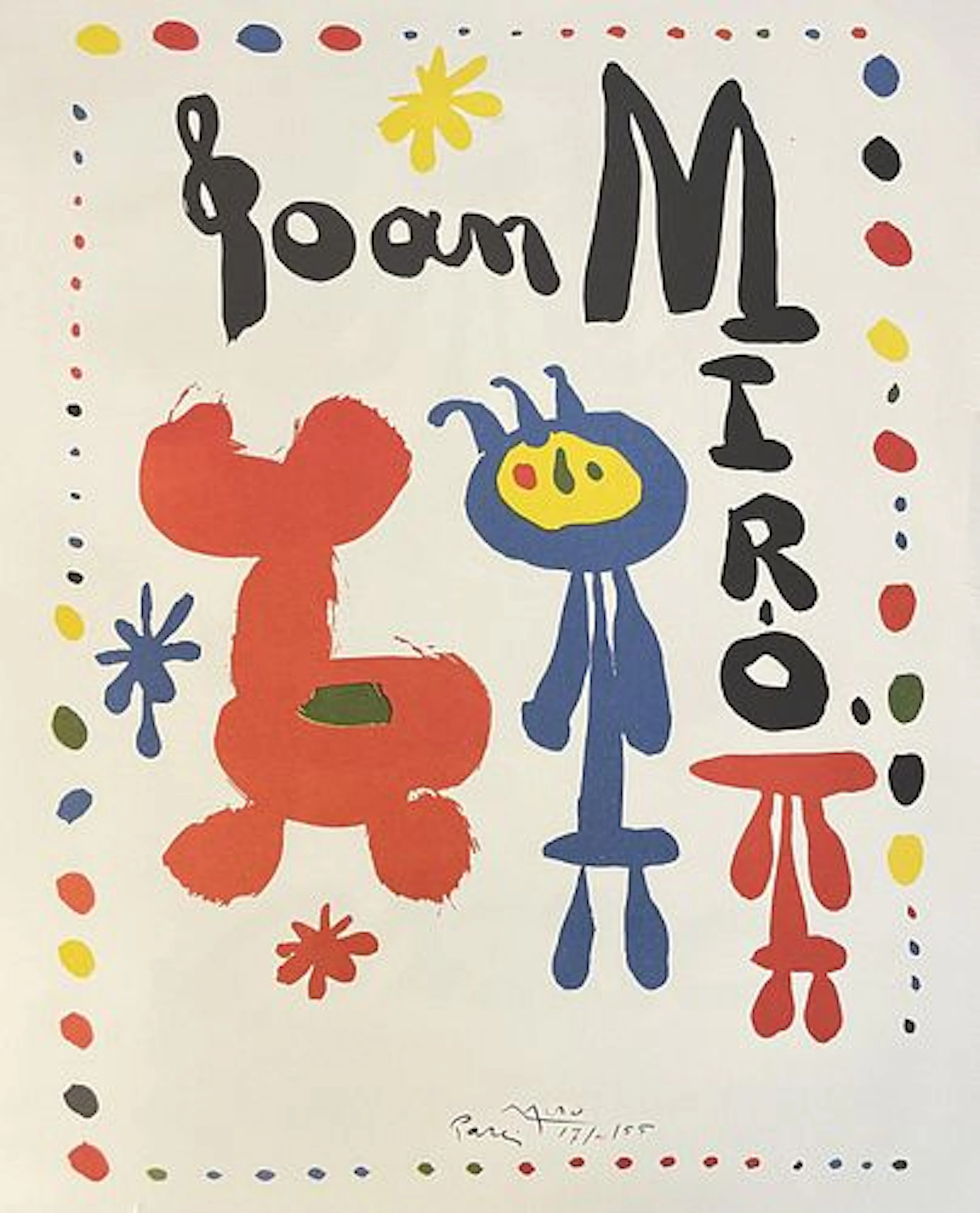 Joan Miro - Exhibition Poster Paris