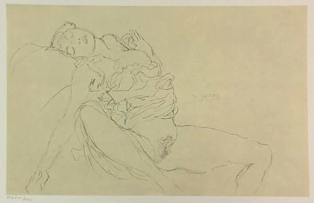 Gustav Klimt (After) - Untitled Study (XXVI)