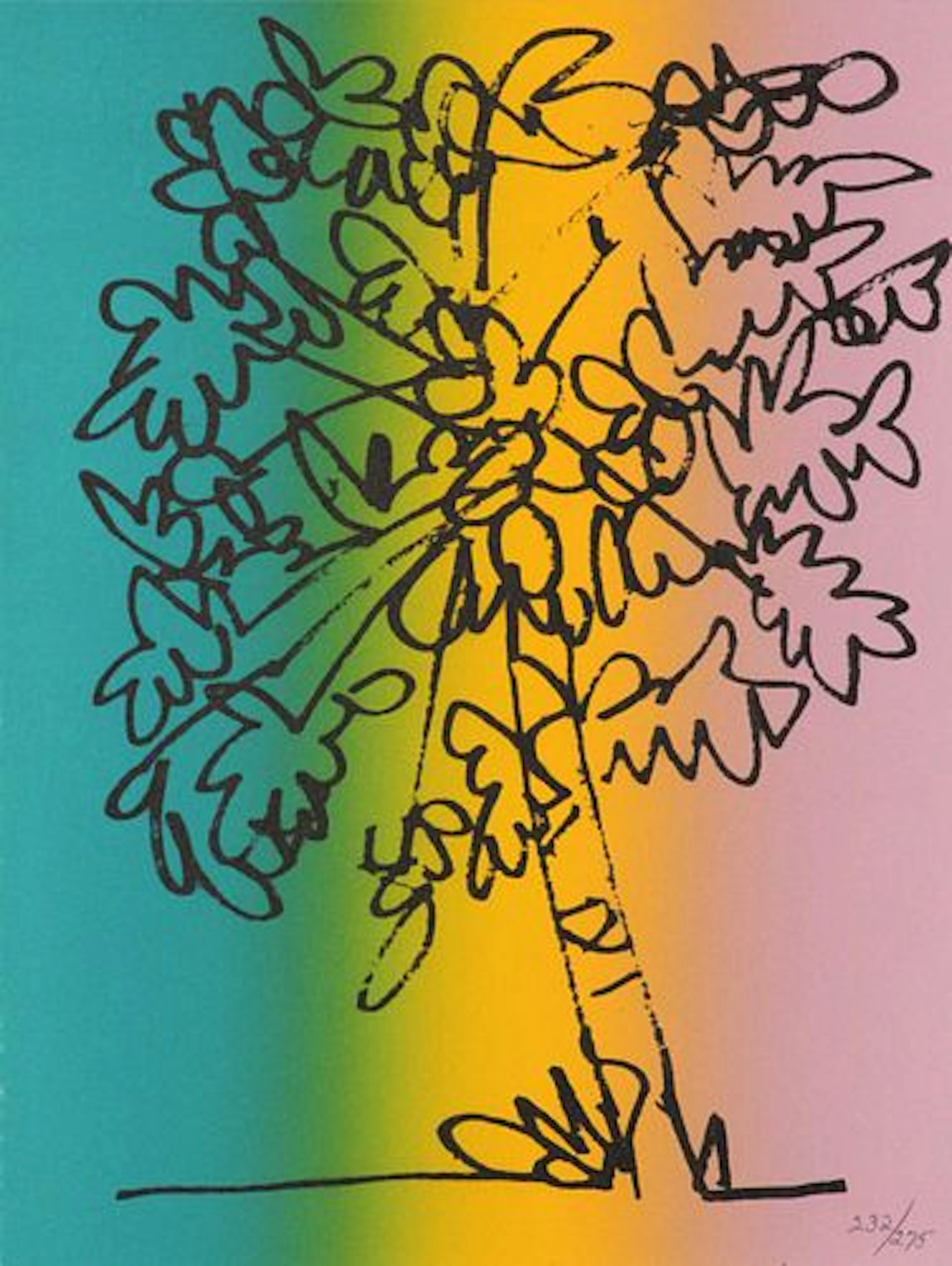 Romare Bearden - Untitled Lithograph, from "Caribbean Poetry"