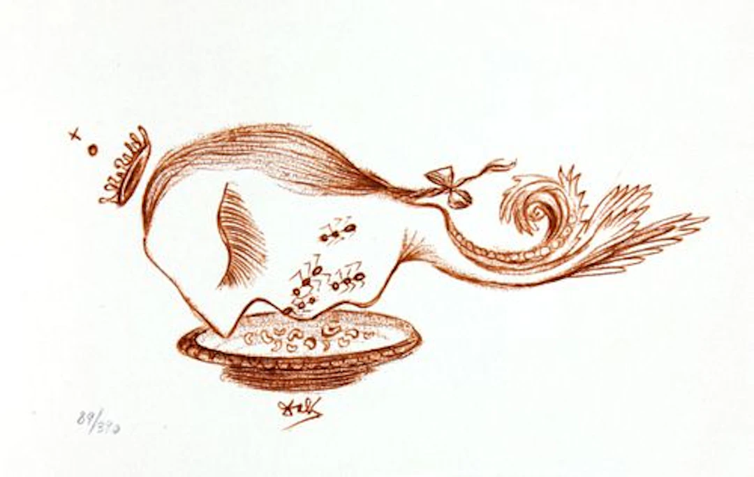 Salvador Dali - Casanova Illustration VII
