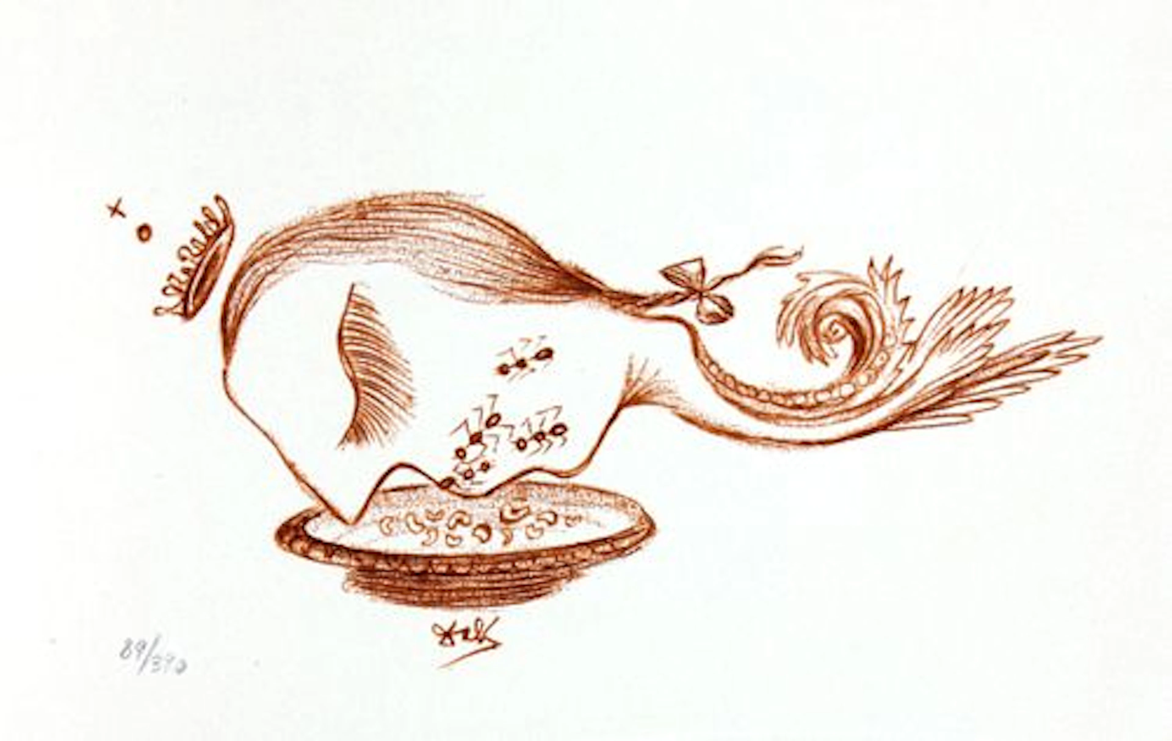 Salvador Dali - Casanova Illustration VII