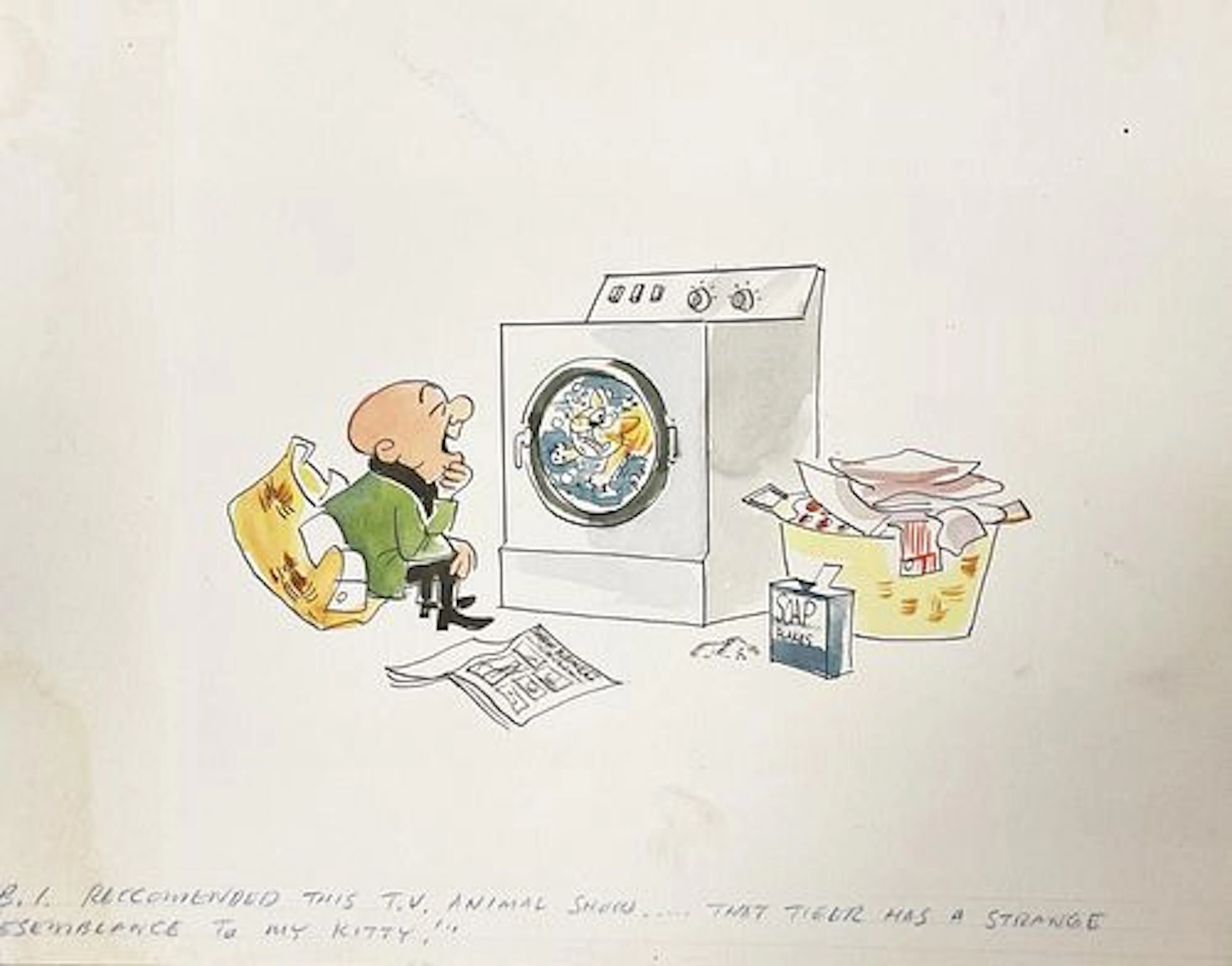 UPA Pictures Inc. - Mr. Magoo Looks at a TV Animal Show