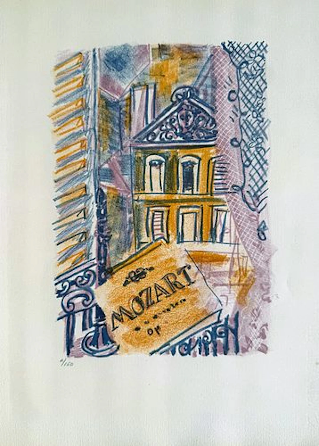 Raoul Dufy - Untitled Lithograph from ""Eloge De Raoul Dufy""