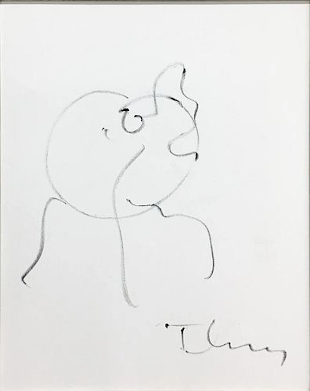 Itzchak Tarkay - Original Oil - Untitled Figure VI