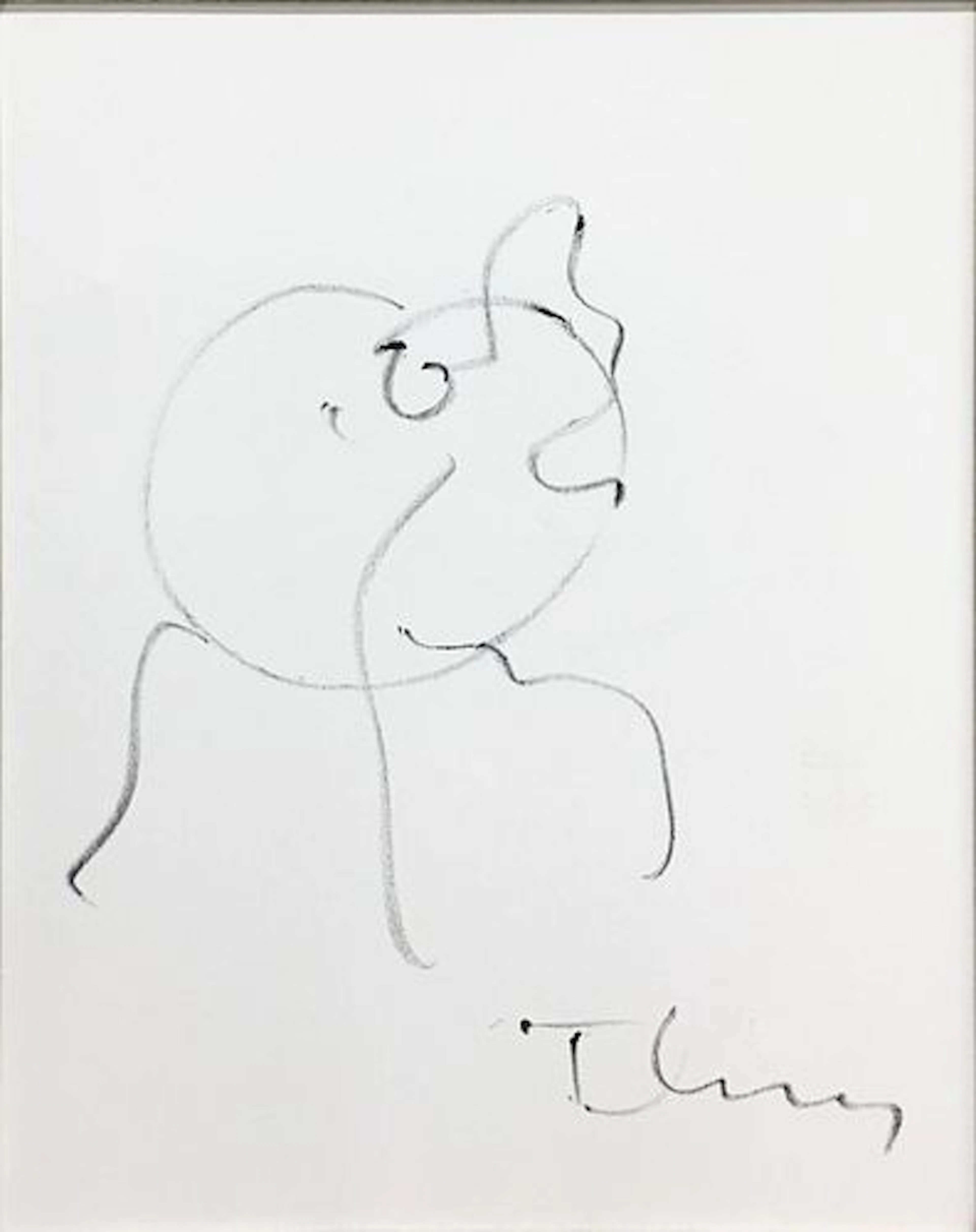 Itzchak Tarkay - Original Oil - Untitled Figure VI