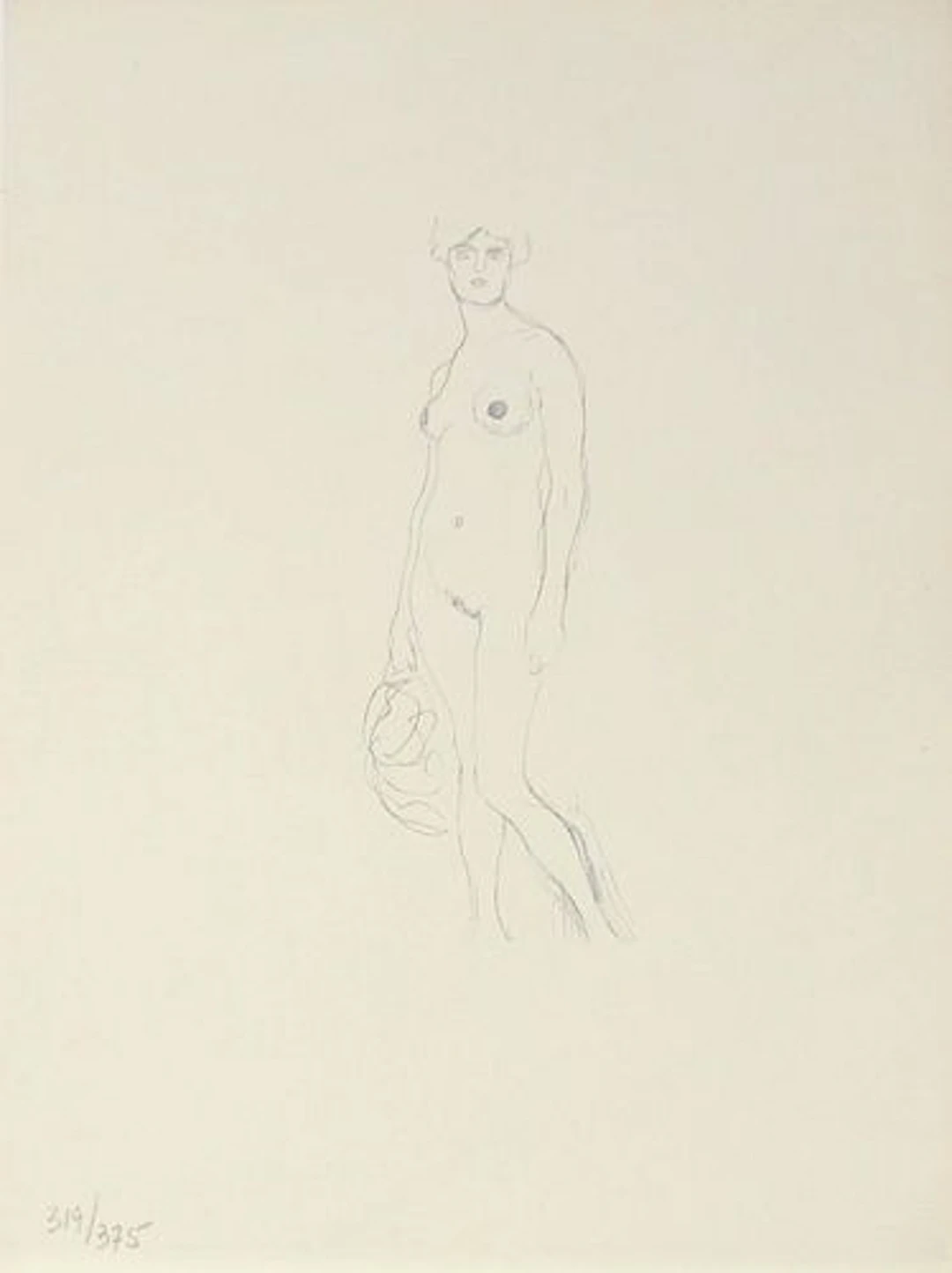 Gustav Klimt (After) - Untitled XLV0 1922