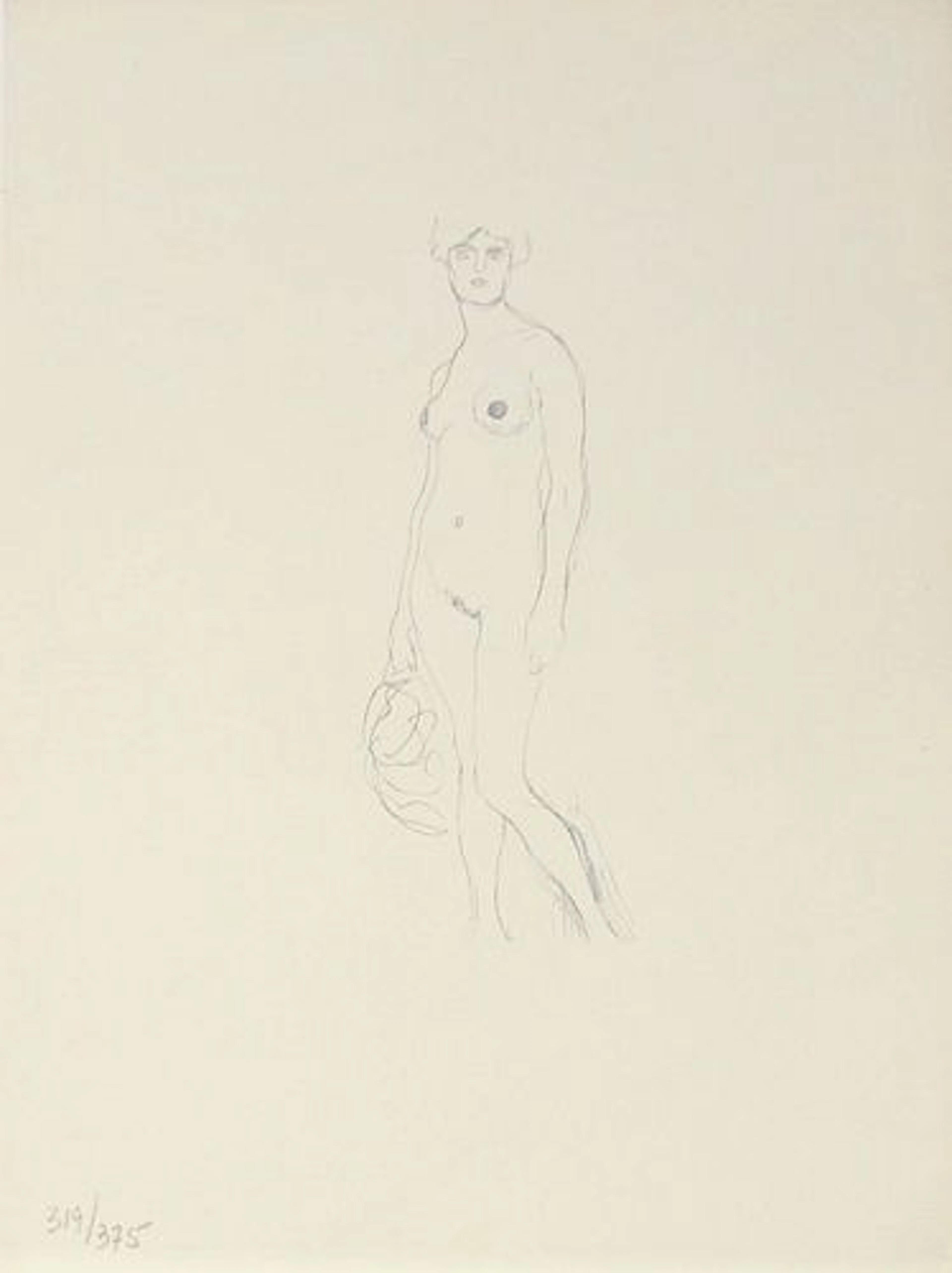 Gustav Klimt (After) - Untitled XLV0 1922