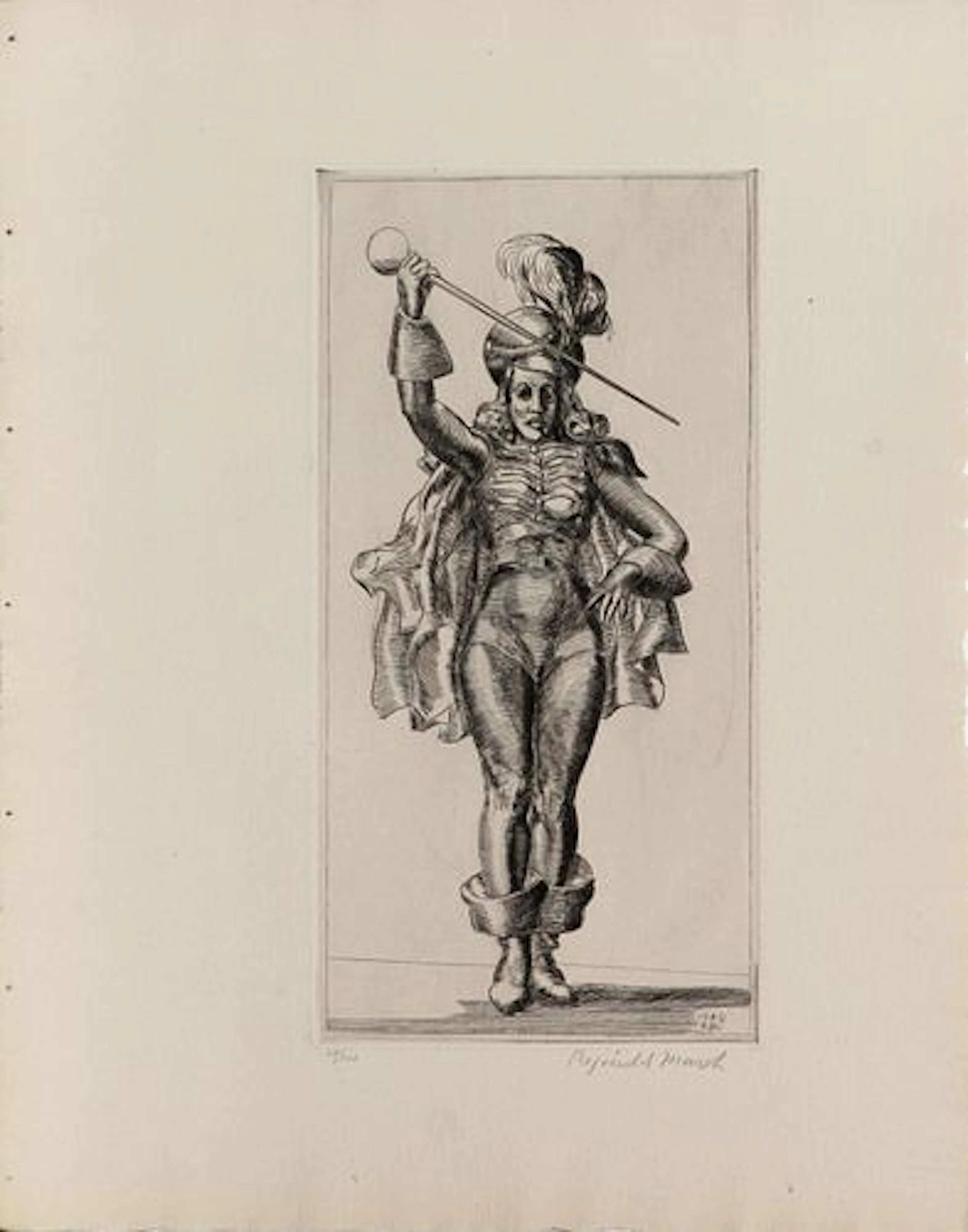Reginald Marsh - Drum Majorette