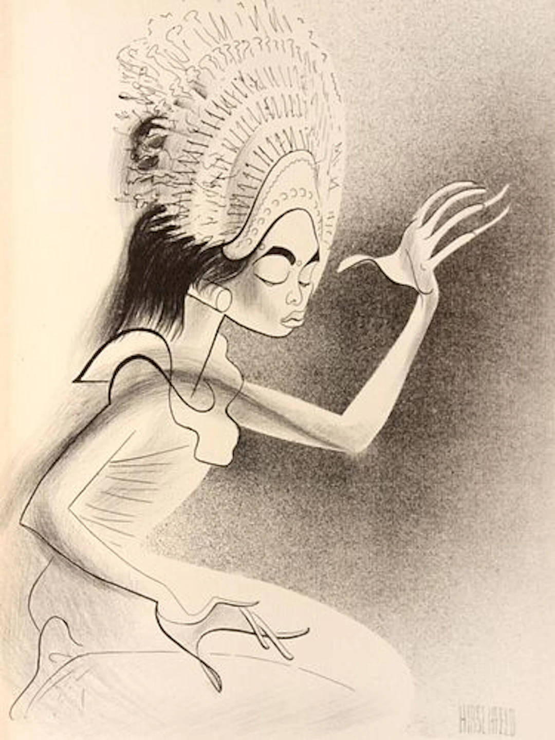 Al Hirschfeld - Djanger Bali