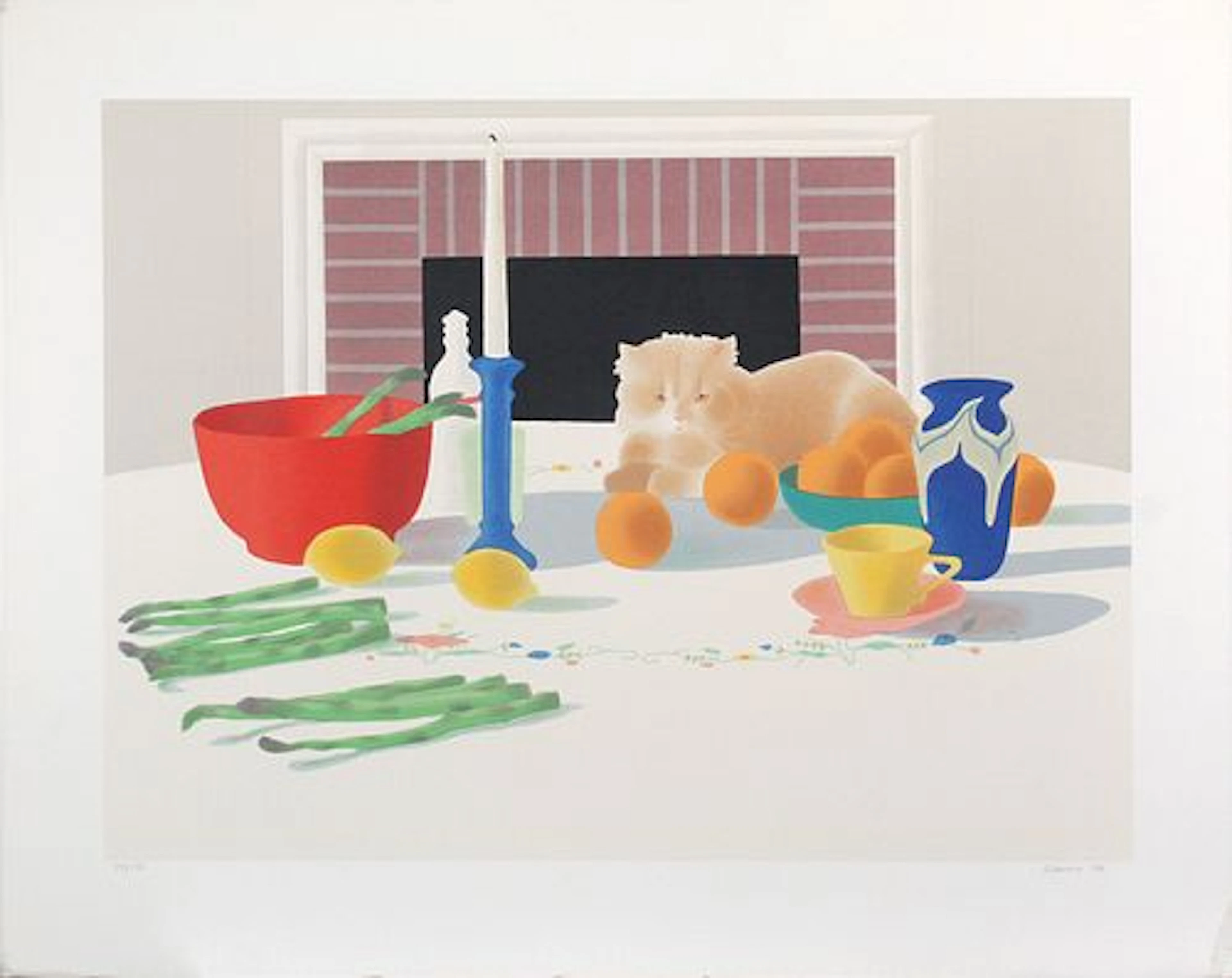 Elizabeth Osborne - Still Life with Cat