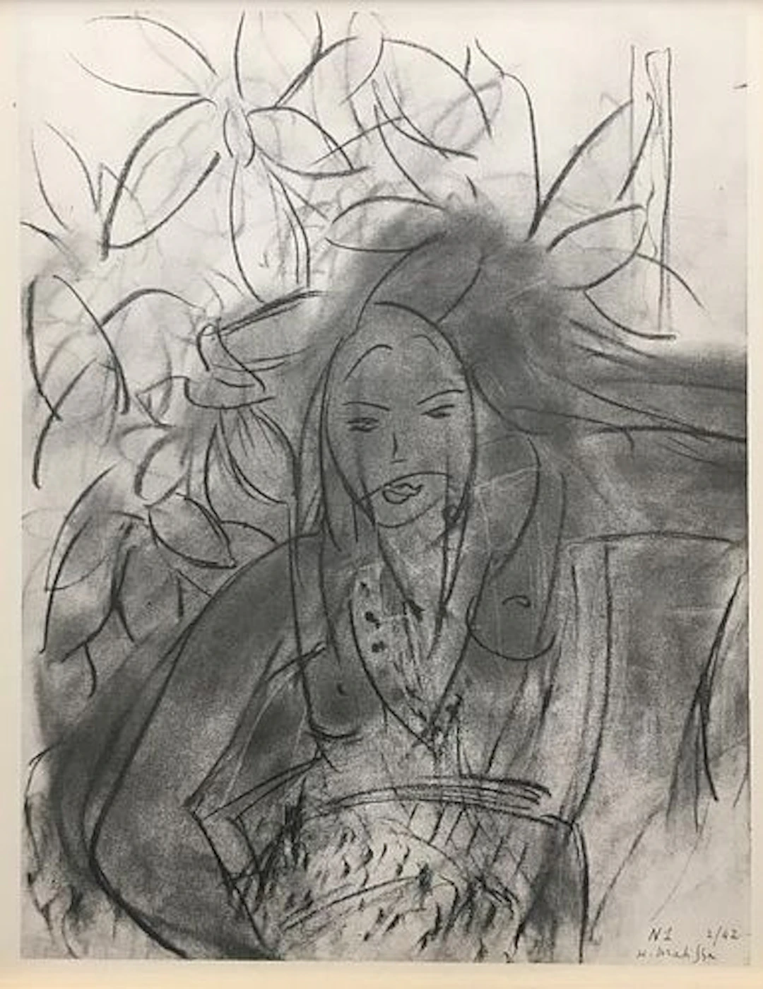 Henri Matisse - Seated Woman from Verve Suite