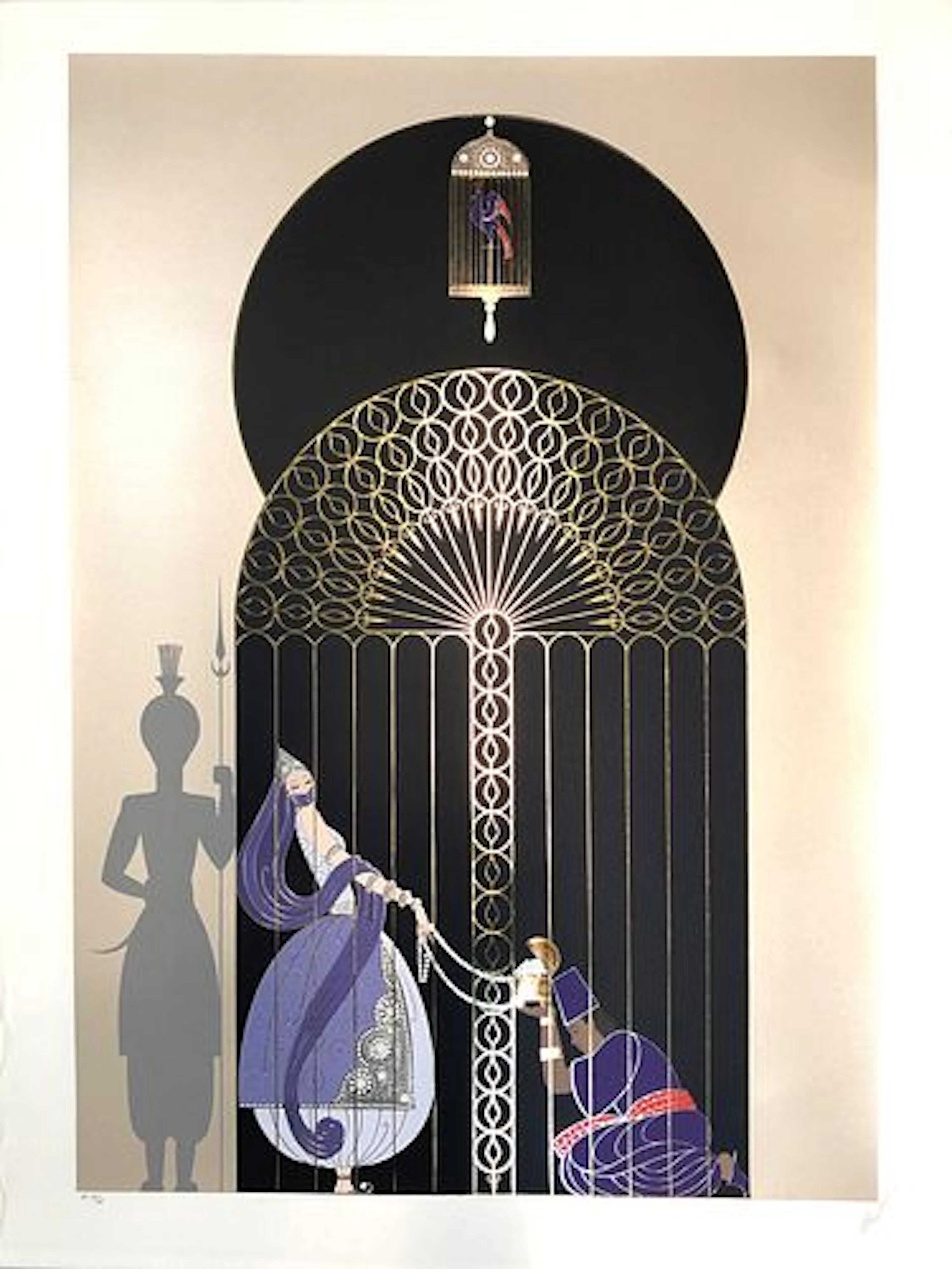 Erte - Bird in a Gilded Cage