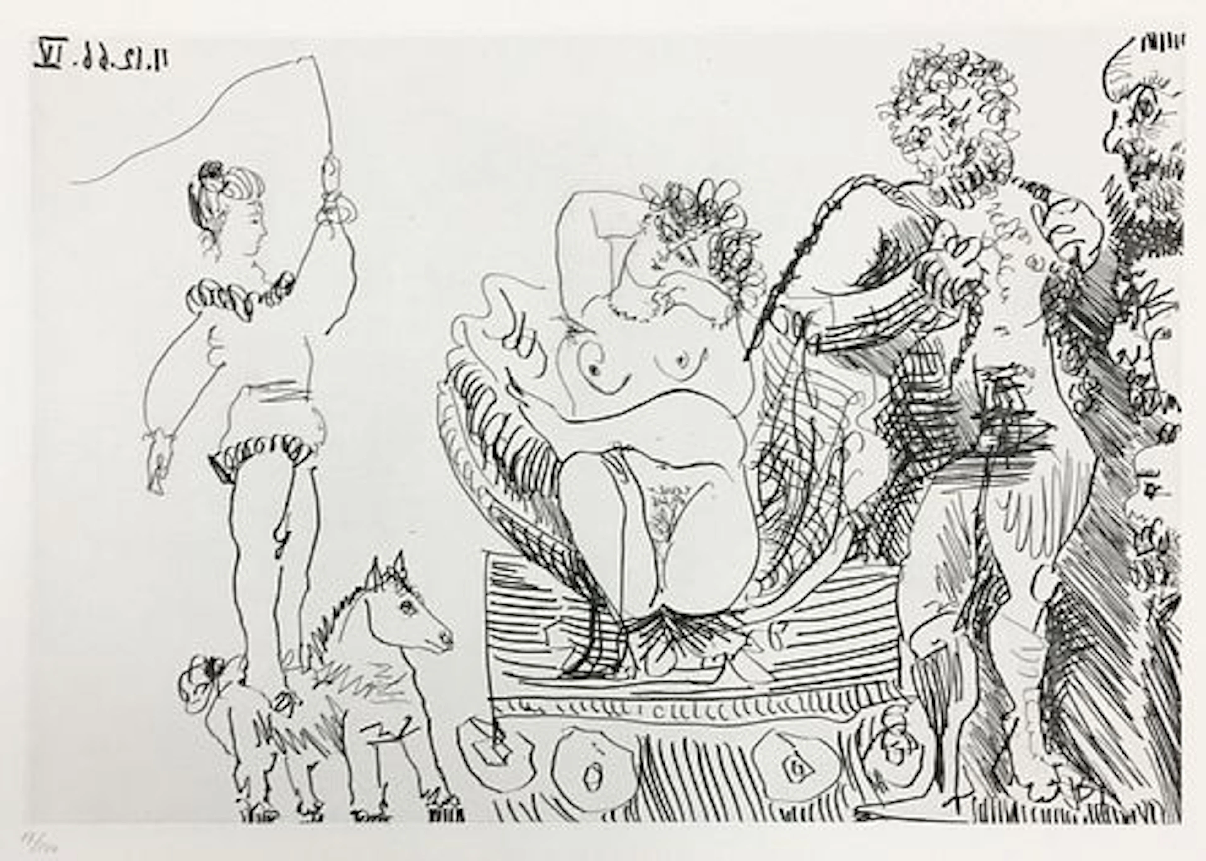 Pablo Picasso - Plate VII from Le Cocu Magnifique