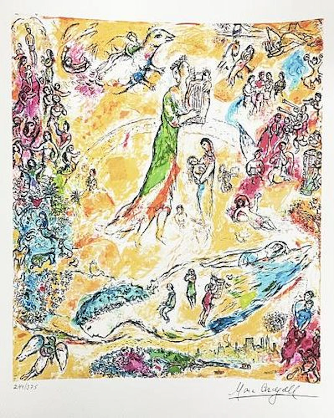 Marc Chagall (After) - The Sorcerer of Music