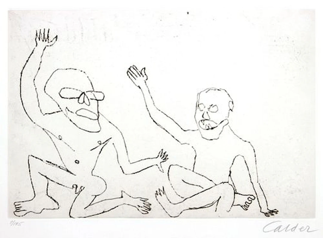Alexander Calder - Santa Claus IX
