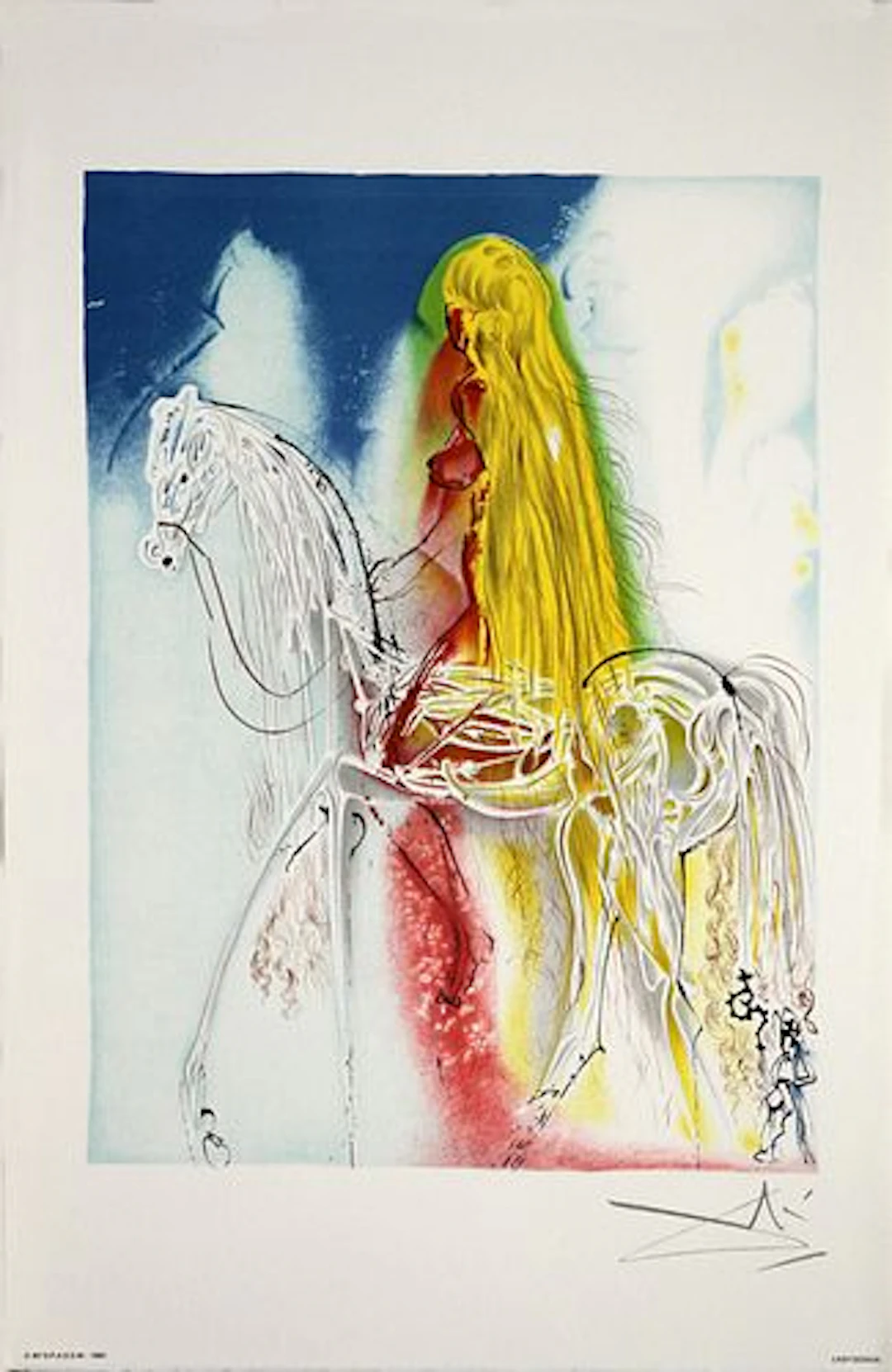 Salvador Dali (After) - Lady Godiva
