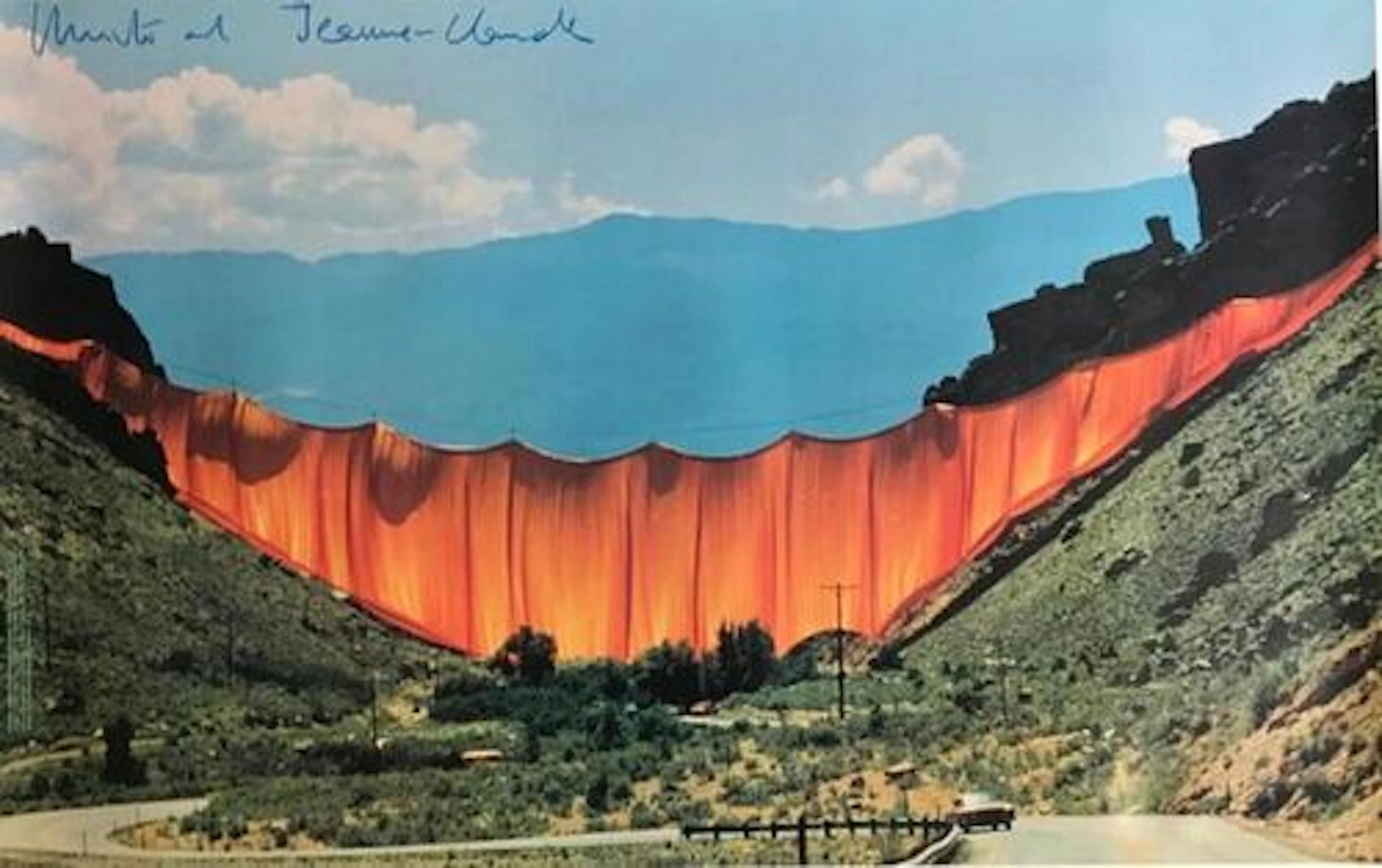 Christo - Valley Curtain Rifle Colorado