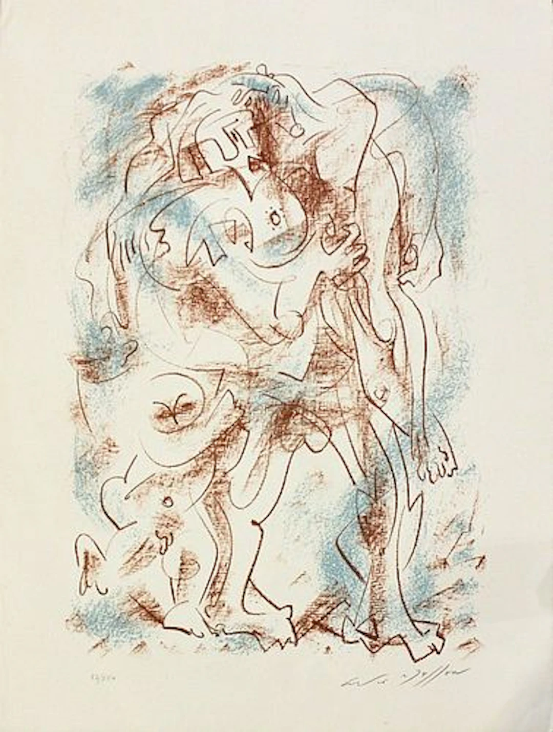 Andre Masson - Untitled from Flight Portfolio