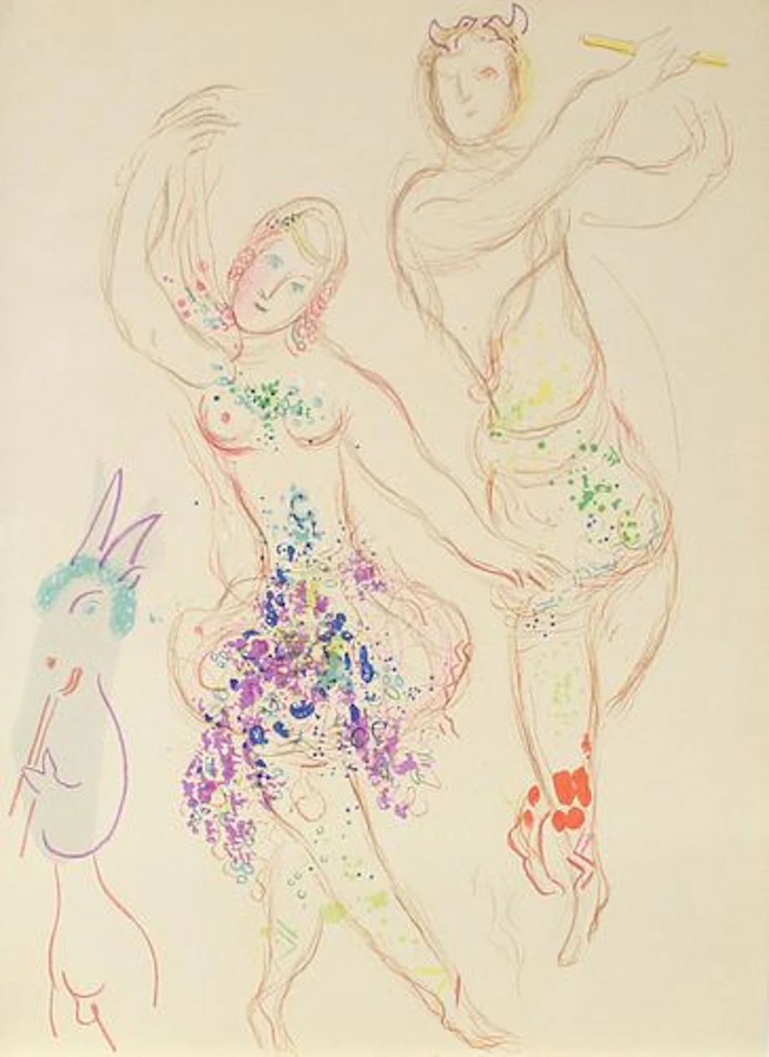 Marc Chagall (After) - Daphnis and Chloe