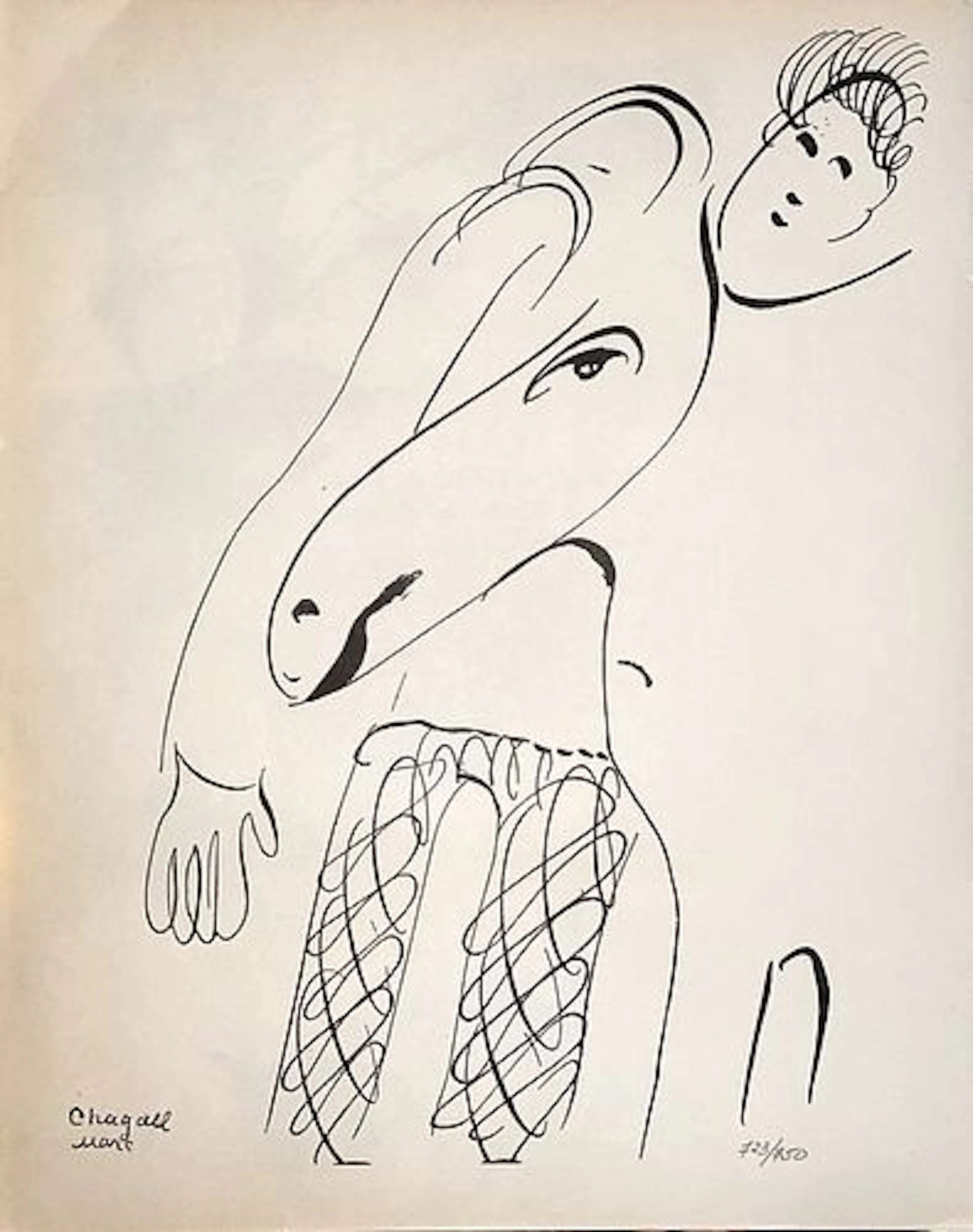 Marc Chagall - Le Dur Desir de Durer