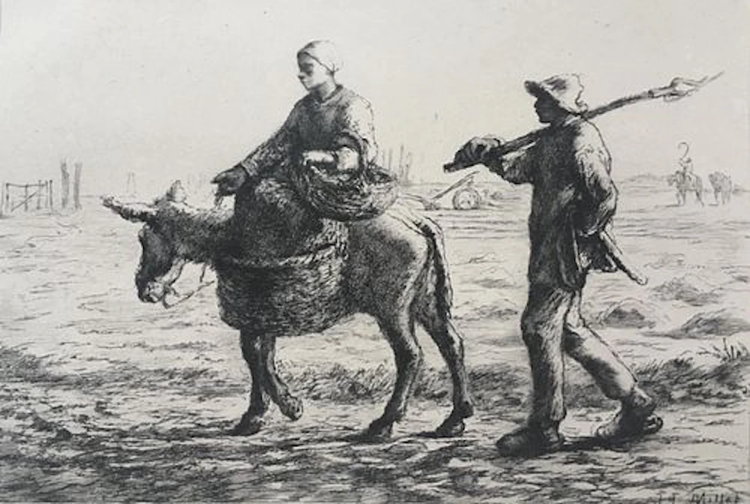 J.-F Millet - Le Retour des Champs