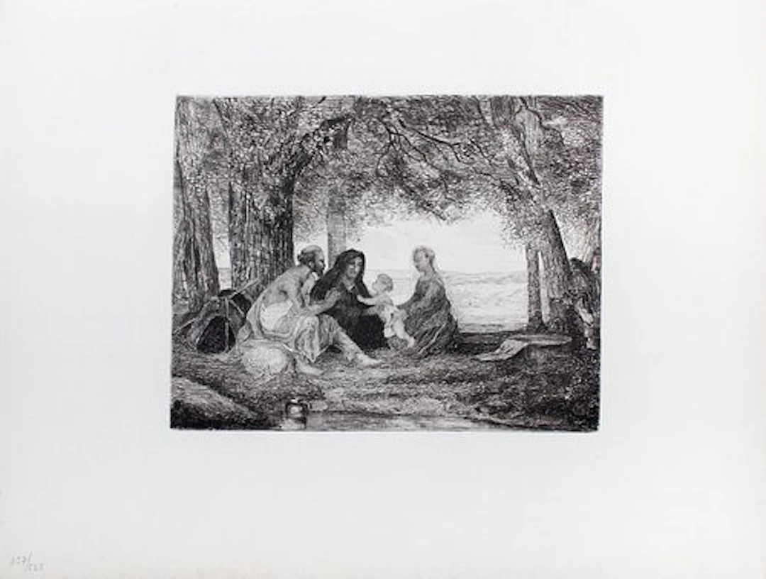 Alexandre-Gabriel Decamps (After) - Repos de la