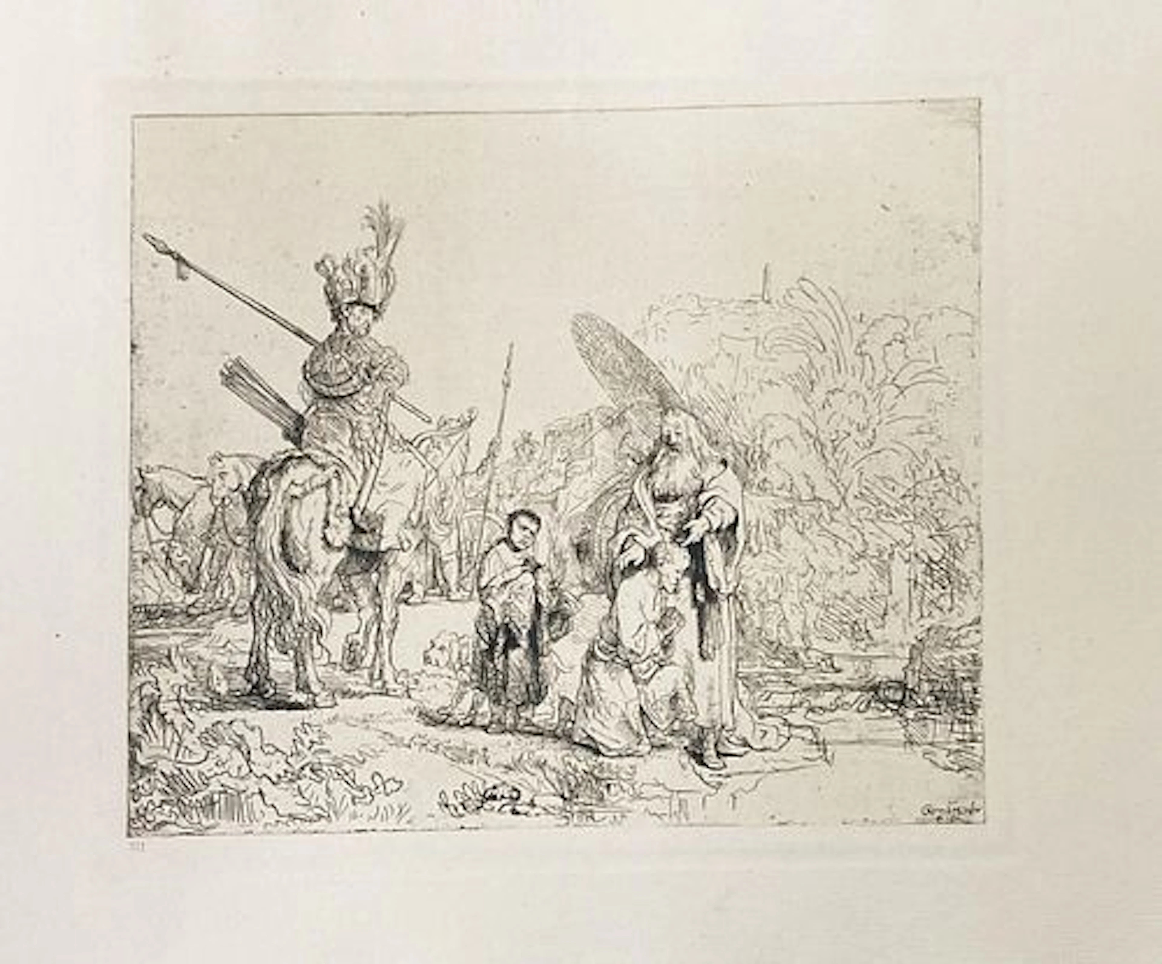 Rembrandt van Rijn (after 1883) - Baptism of the Eunuch c1880