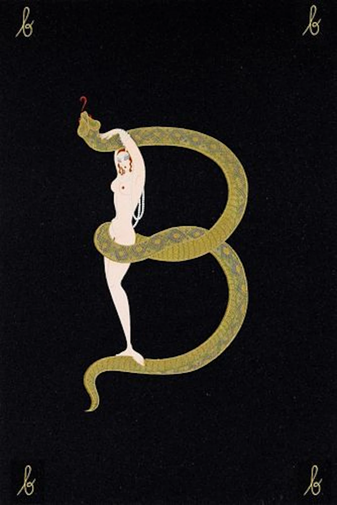 Erte - The Letter B