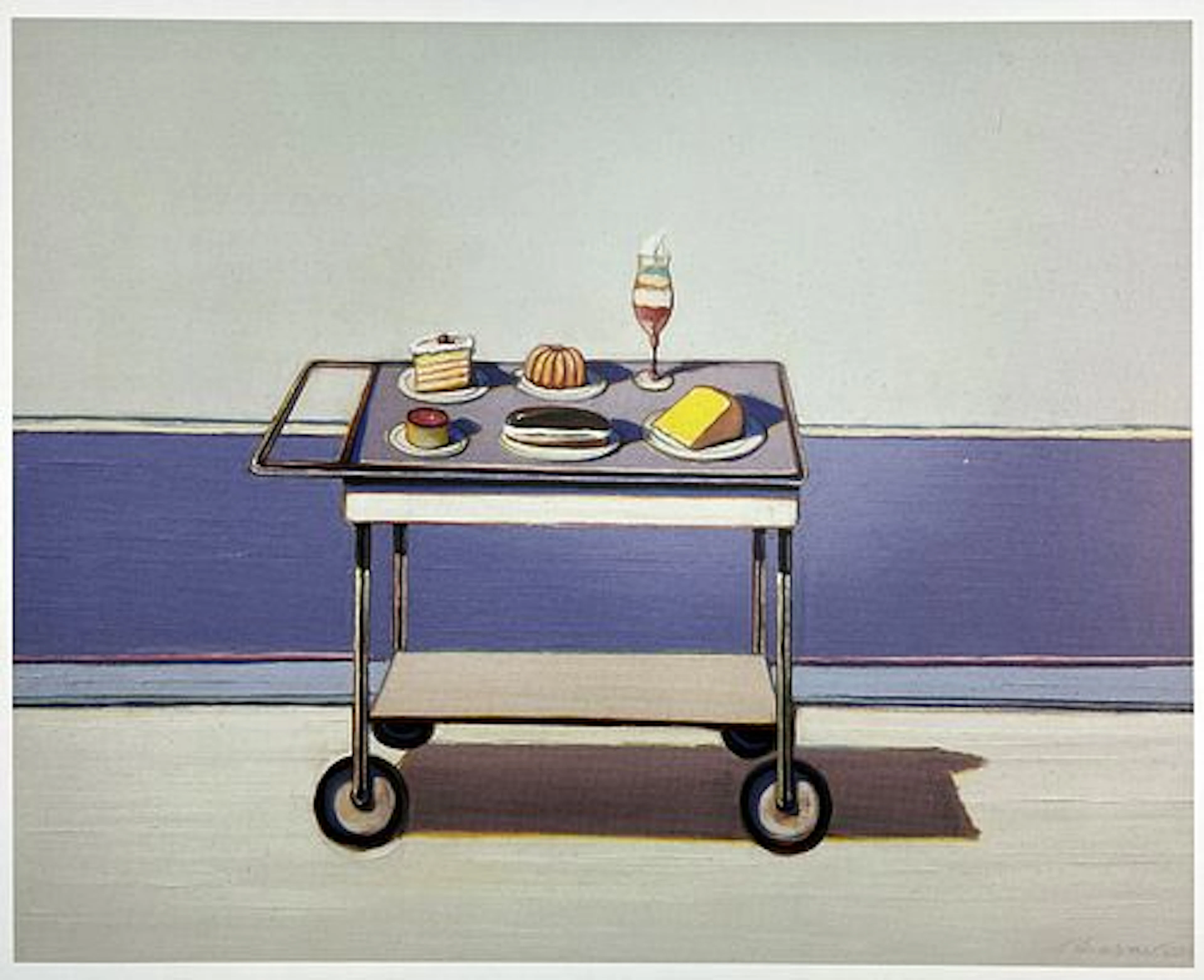 Wayne Thiebaud - Desert cart