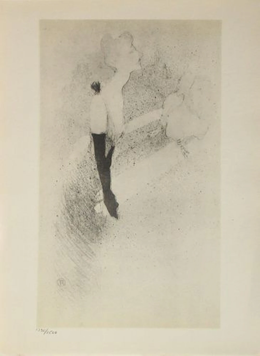 Henri Toulouse Lautrec (After) - Yvette Guilbert IV