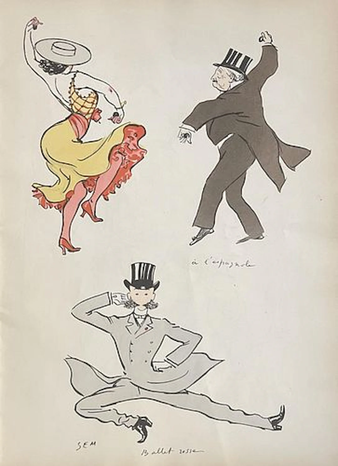 Sem (Georges Goursat) - Plate 10 From Tangoville