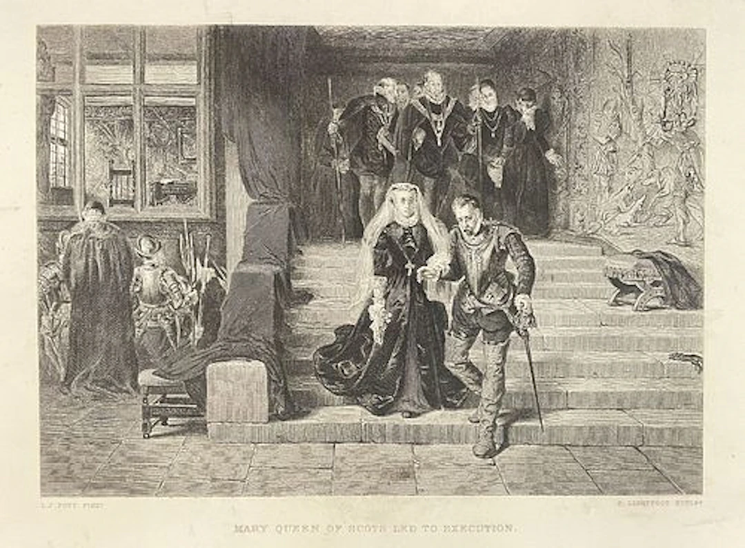 Laslett John Pott - Mary Queen of Scots Led to Execution