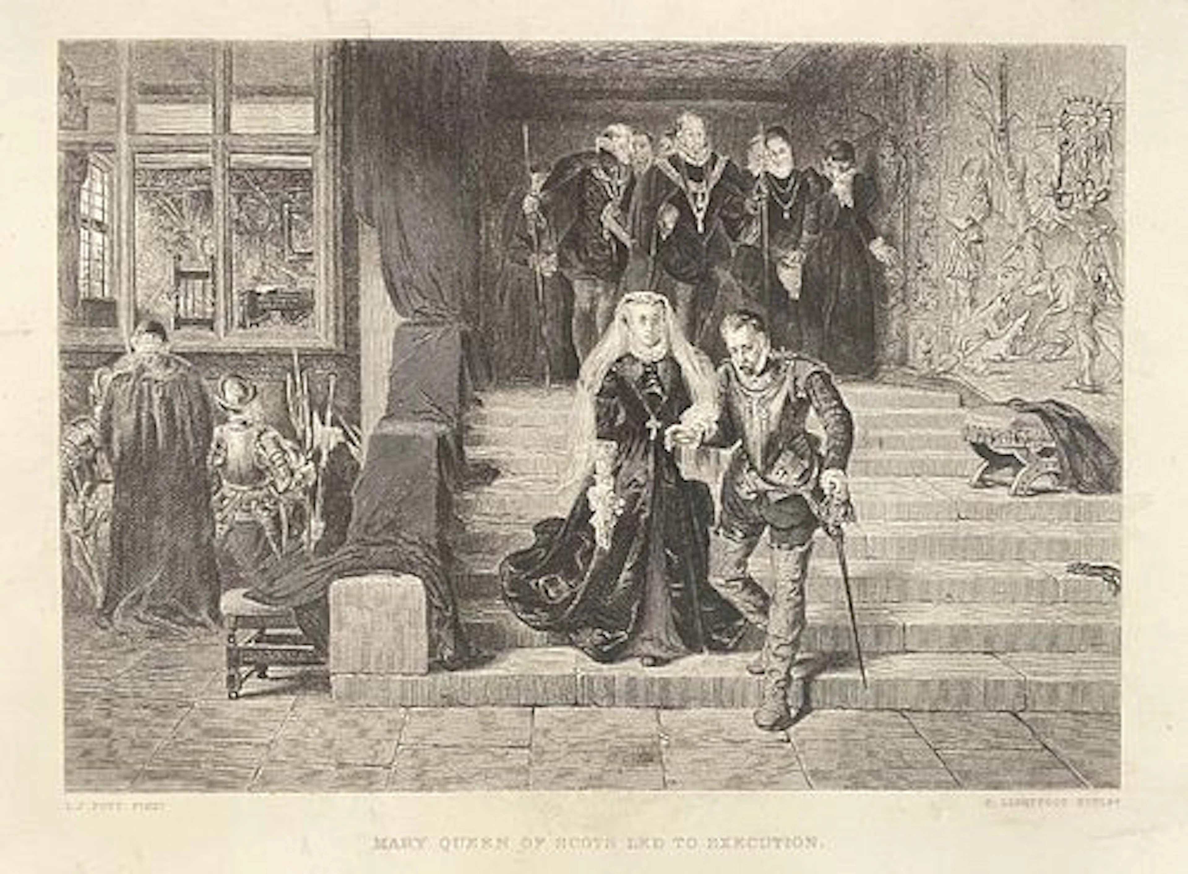 Laslett John Pott - Mary Queen of Scots Led to Execution
