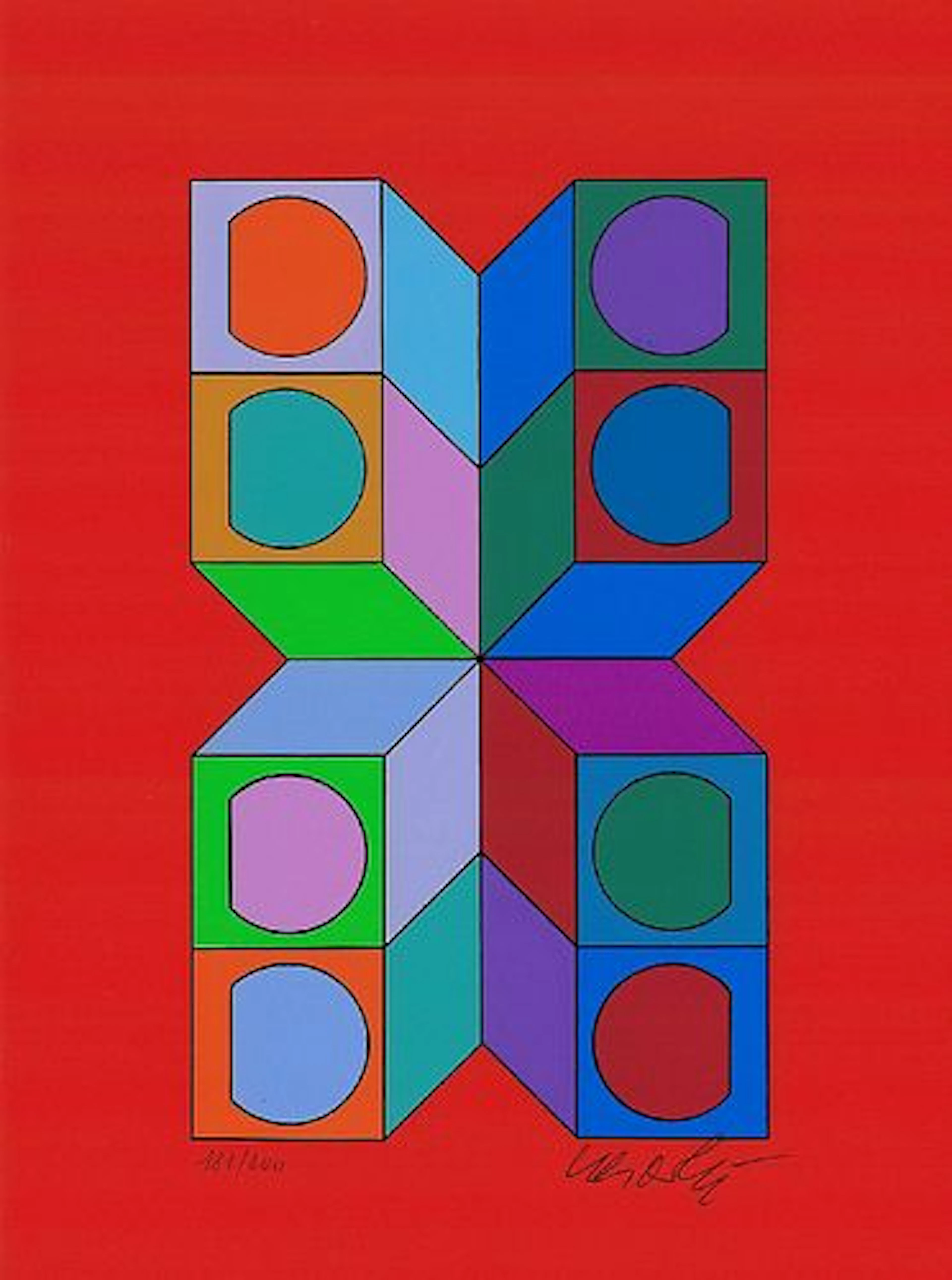 Victor Vasarely - Sonora VIII