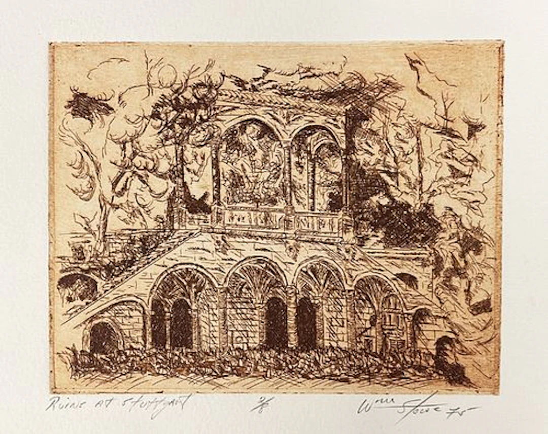 Wim Stowe - Ruins at Stuttgart