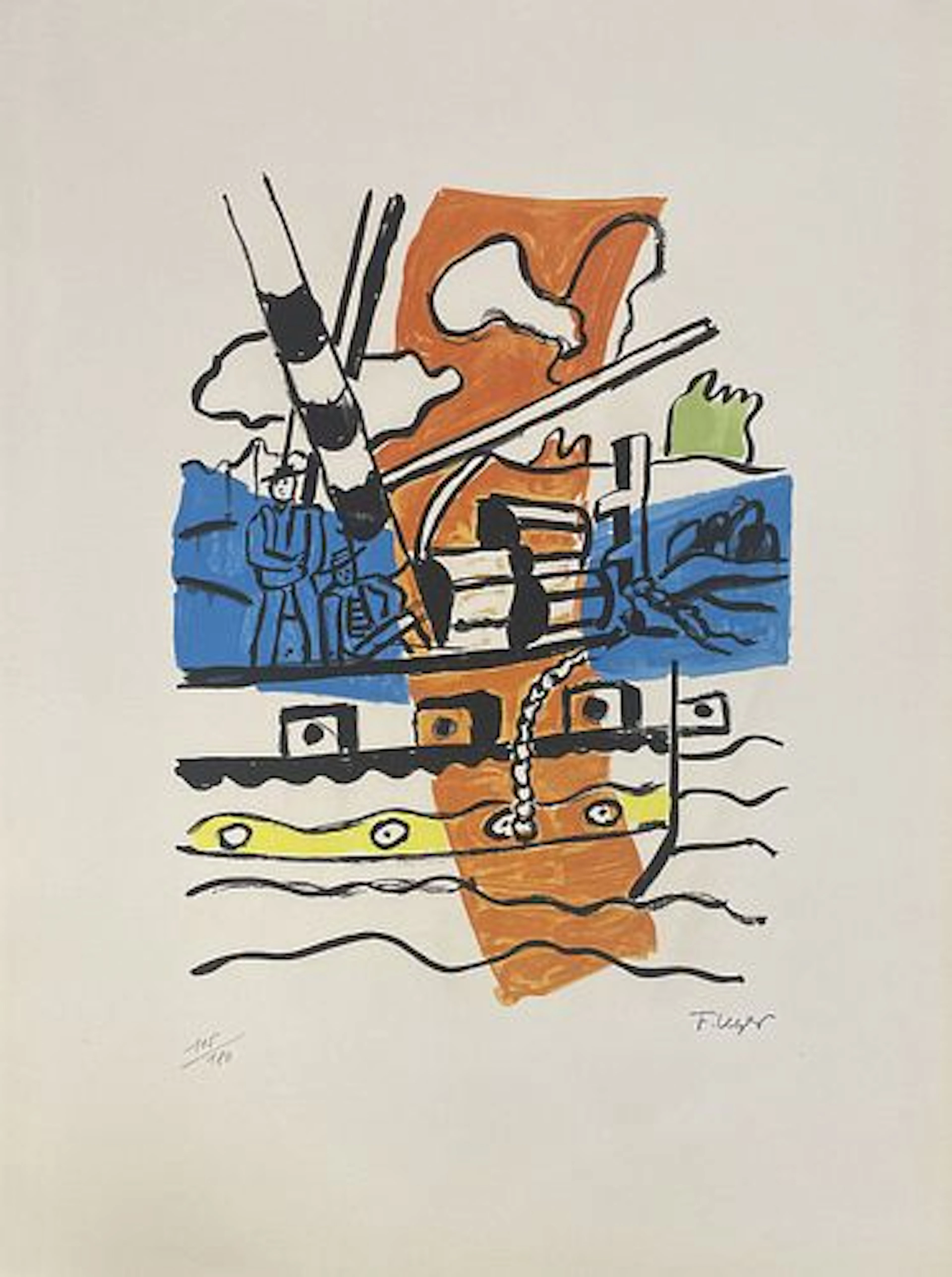 Fernand Leger - Le Remorqueur