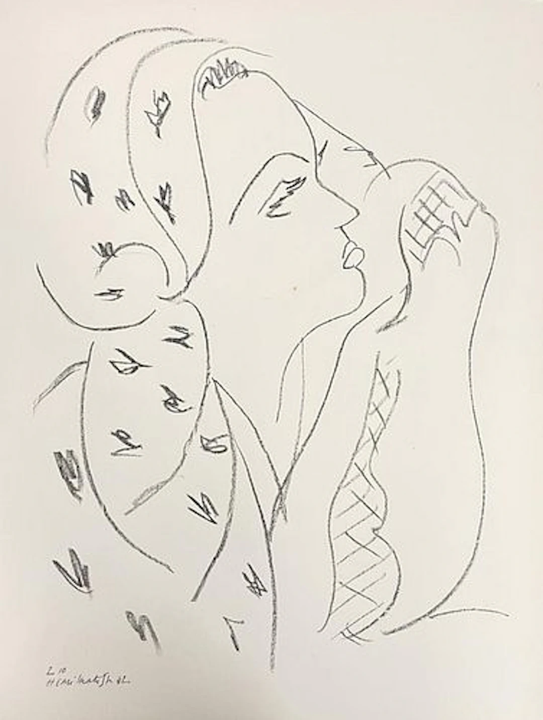 Henri Matisse (After) - Untitled (Portrait of Woman 2)