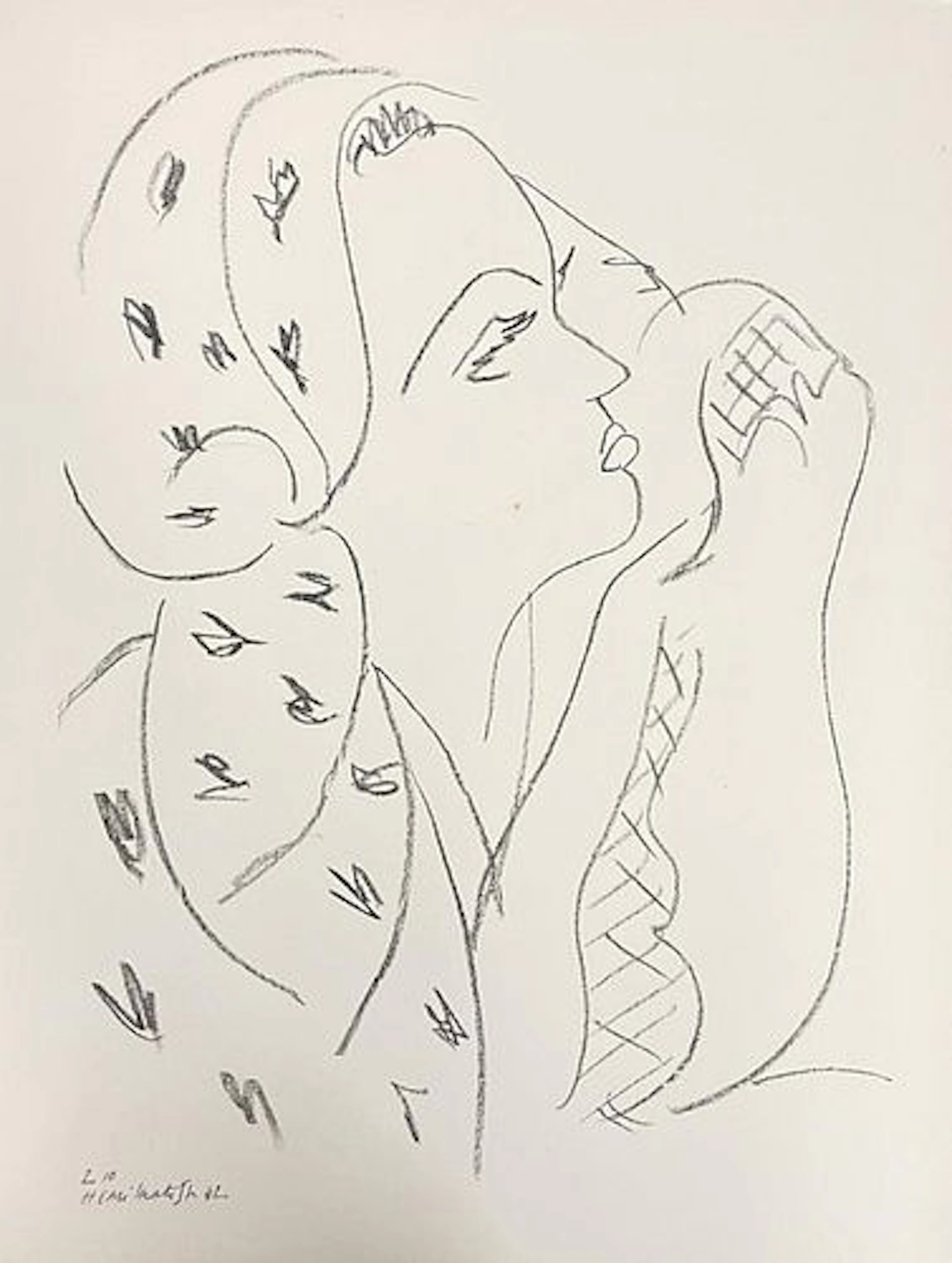 Henri Matisse (After) - Untitled (Portrait of Woman 2)